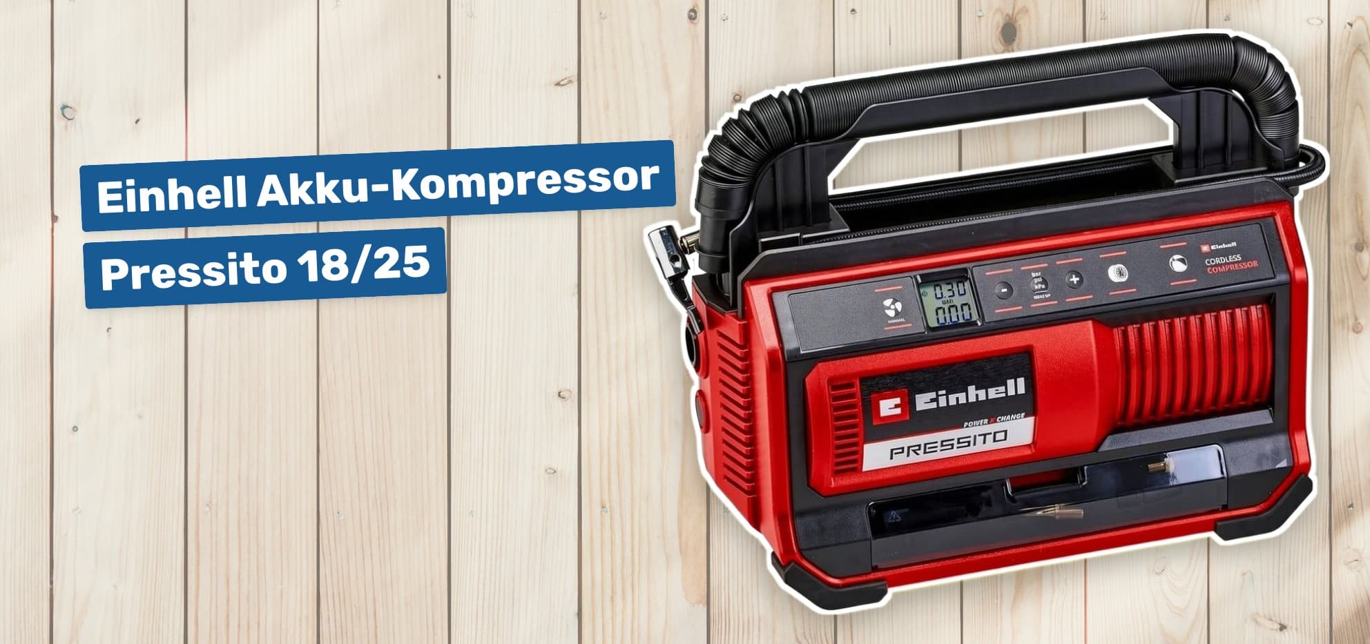 Einhell Akku-Kompressor Pressito 18/25