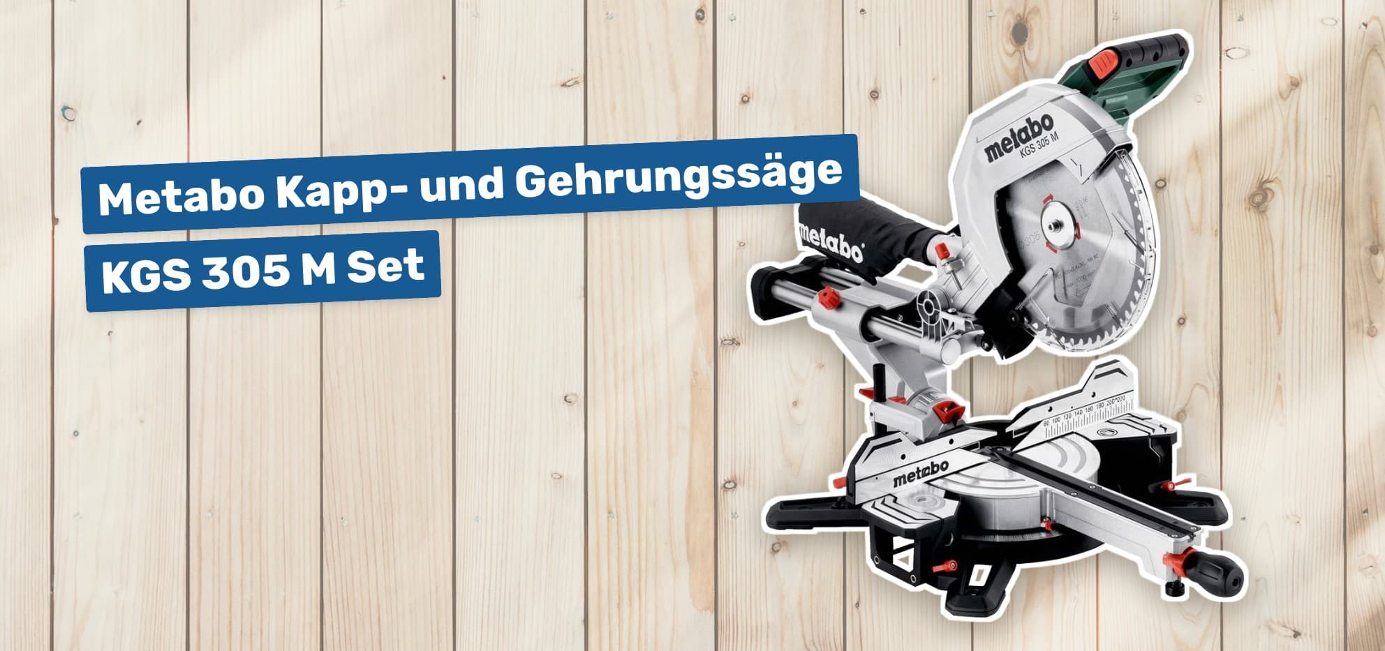 Metabo Kapp- und Gehrungssäge KGS 305 M Set