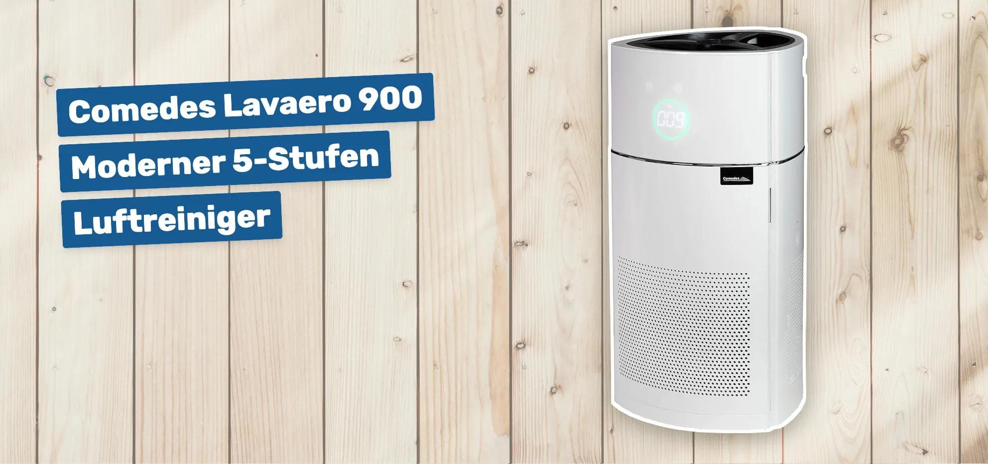 Comedes Lavaero 900 Moderner 5-Stufen Luftreiniger