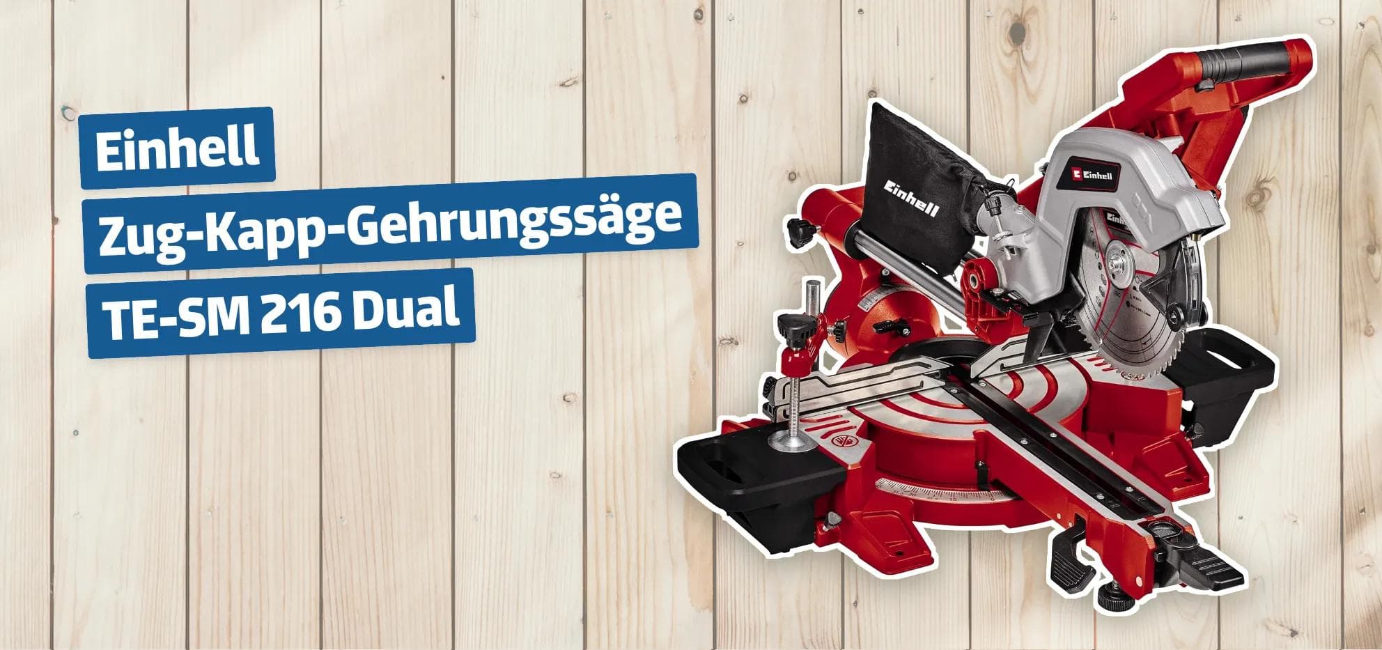 Einhell Zug-Kapp-Gehrungssäge TE-SM 216 Dual