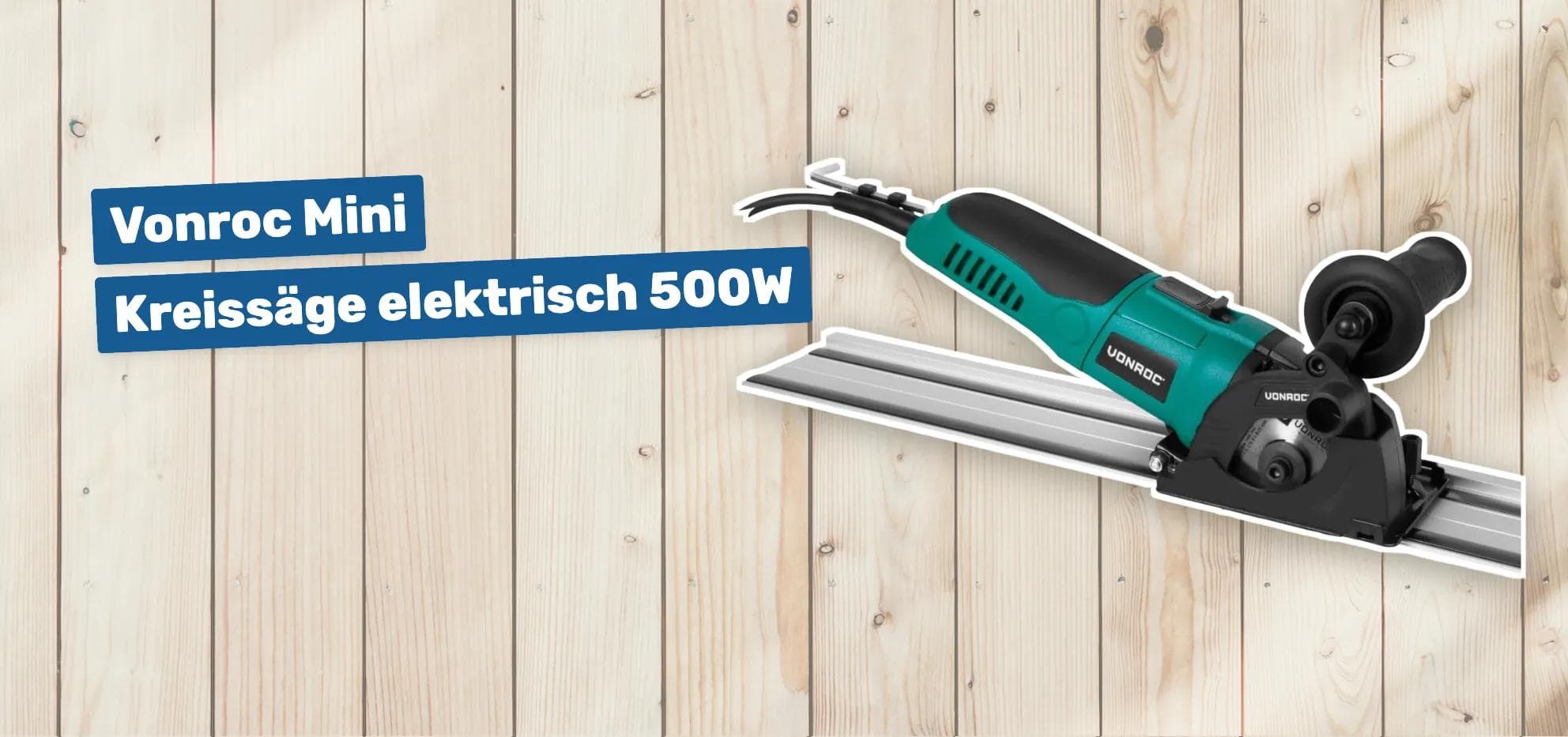 Vonroc Mini Kreissäge elektrisch 500W