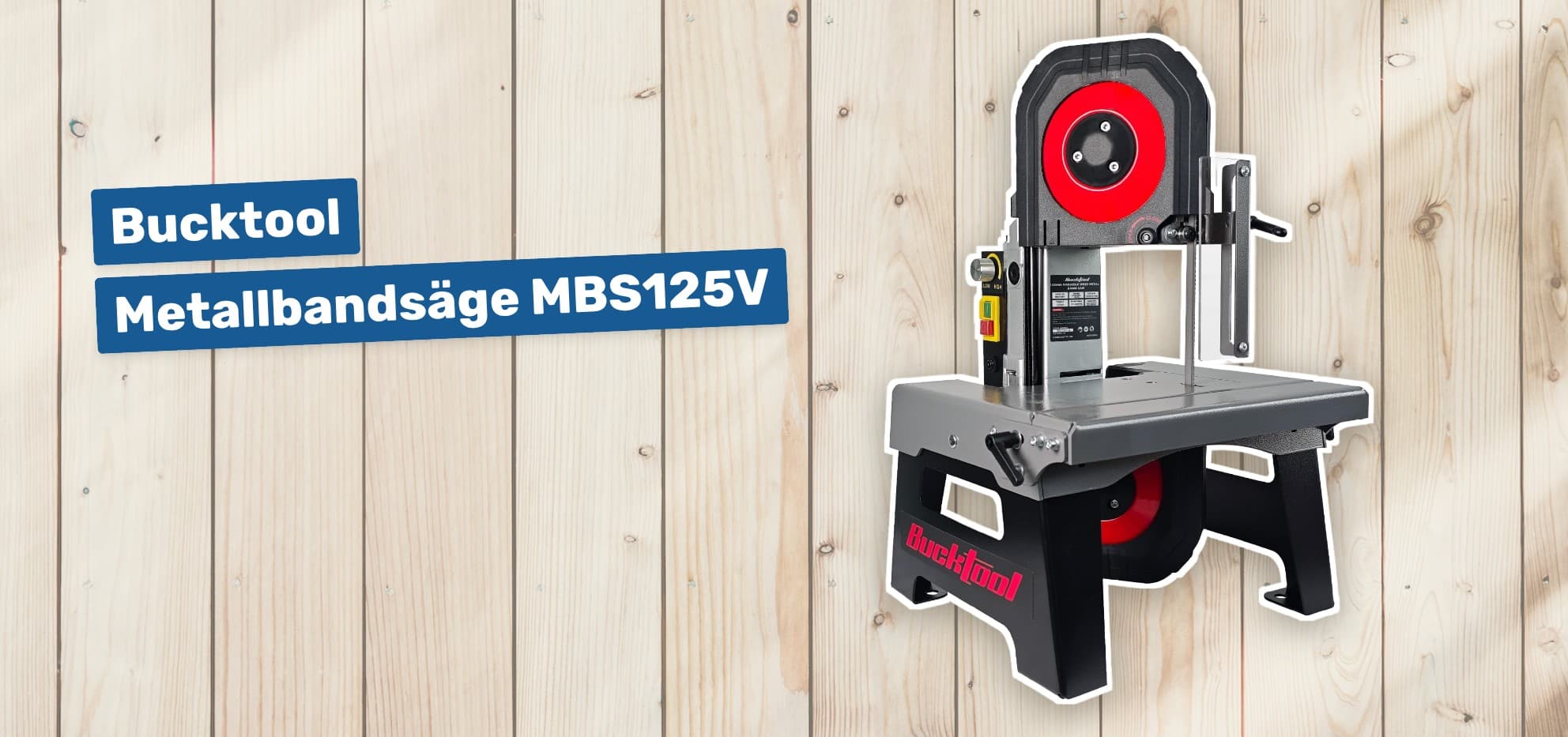 Bucktool Metallbandsäge MBS125V
