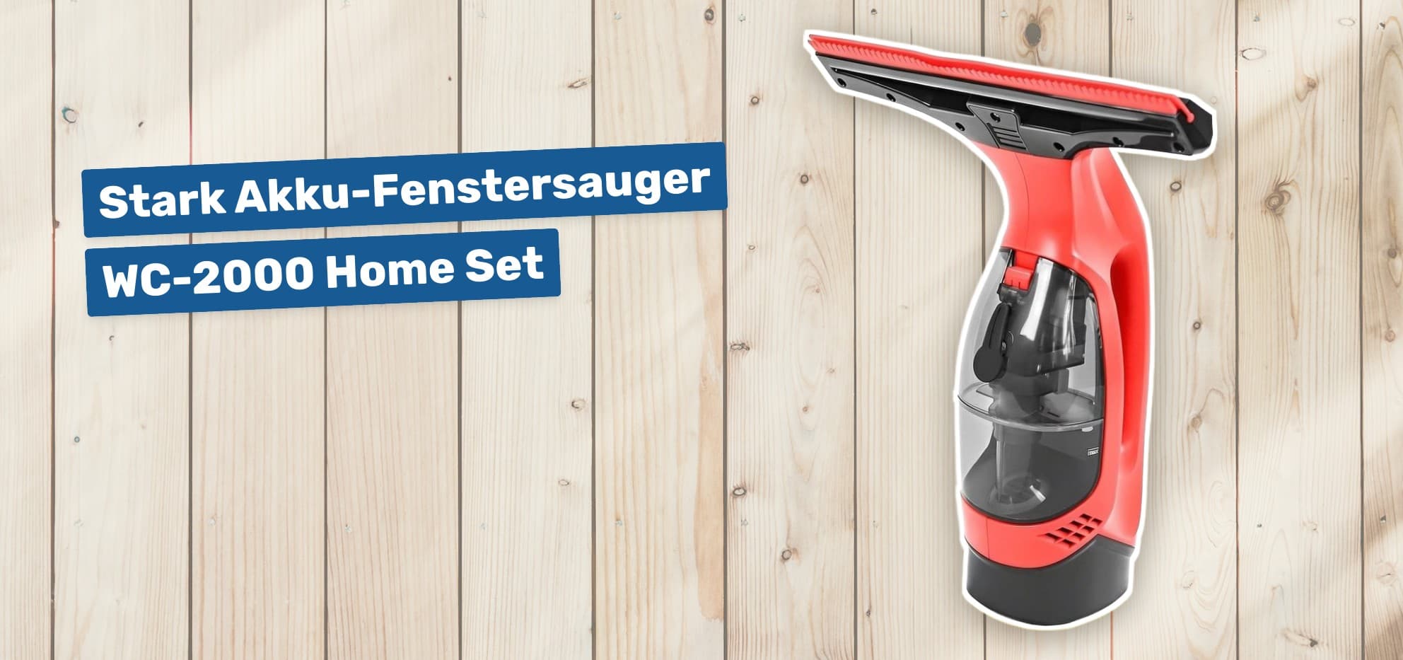 Stark Akku-Fenstersauger WC-2000 Home Set