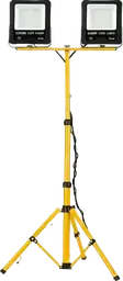 Fivmen Baustrahler LED 2x100W mit Teleskopstativ