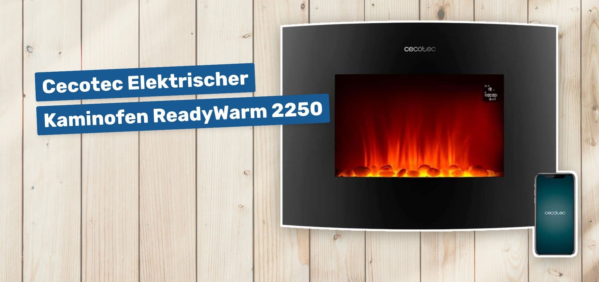 Cecotec Elektrischer Kaminofen ReadyWarm 2250