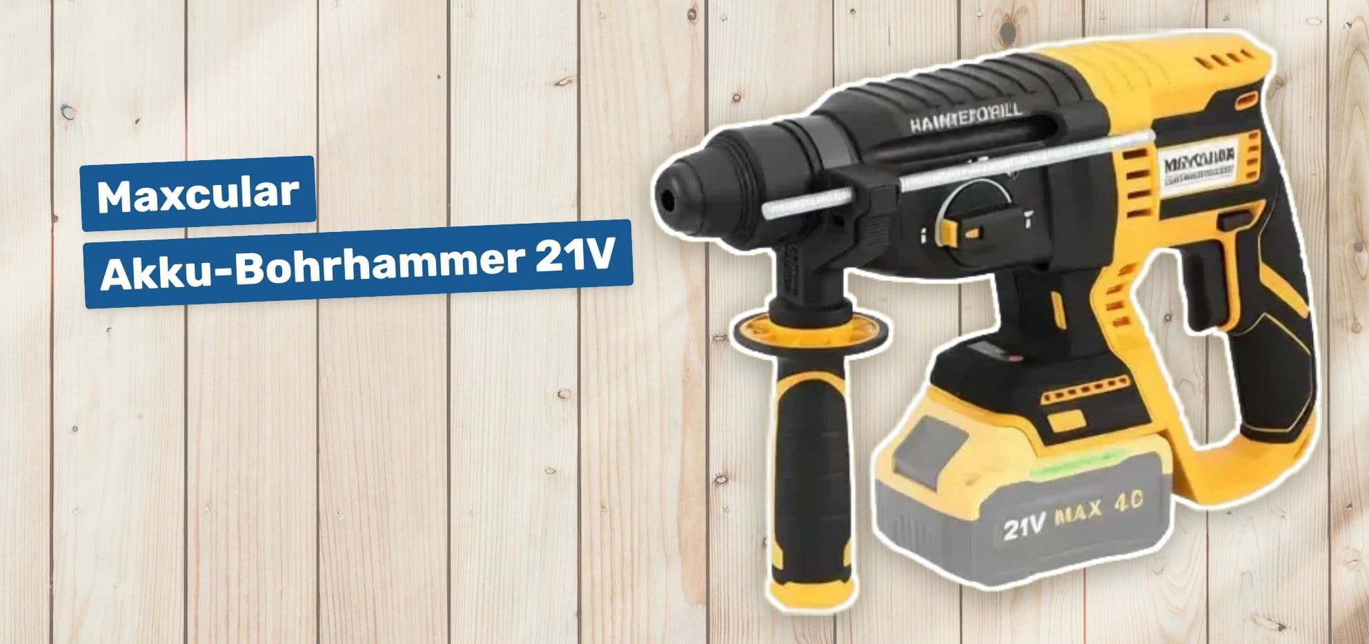 Maxcular Akku-Bohrhammer 21V