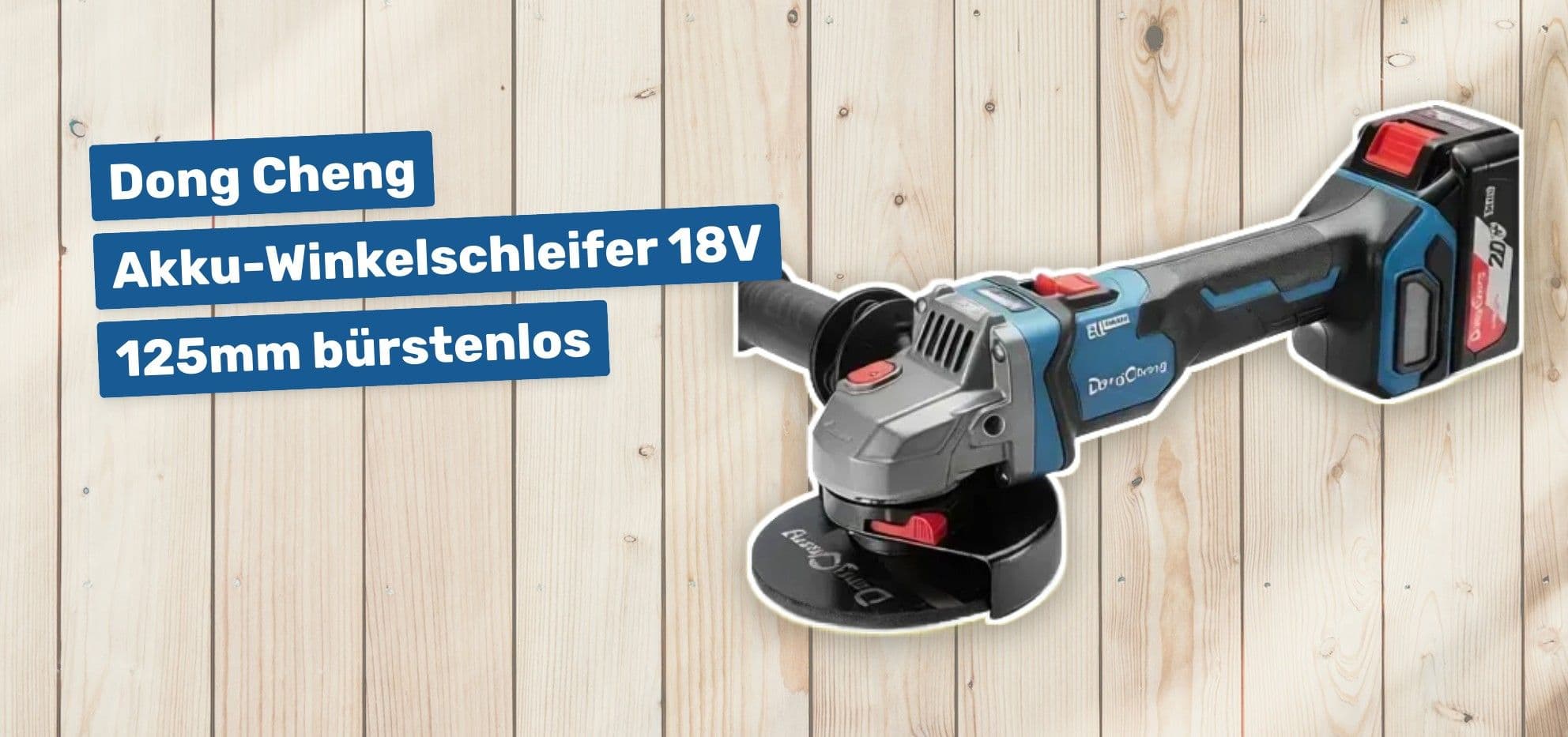 Dong Cheng Akku-Winkelschleifer 18V 125mm