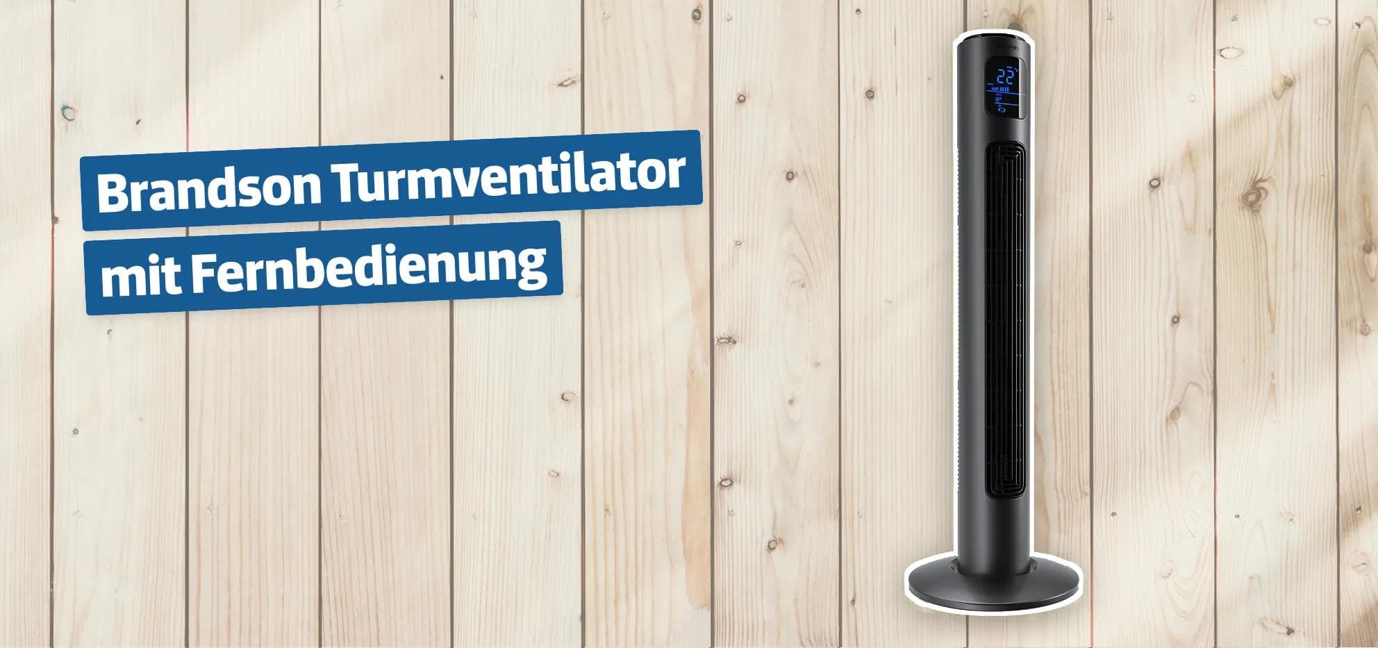 Brandson Turmventilator mit Fernbedienung