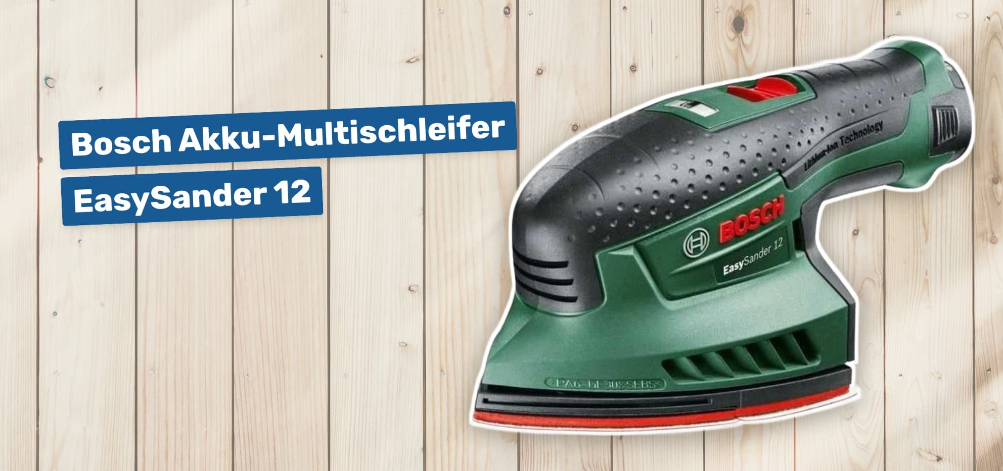 Bosch Akku-Multischleifer EasySander 12