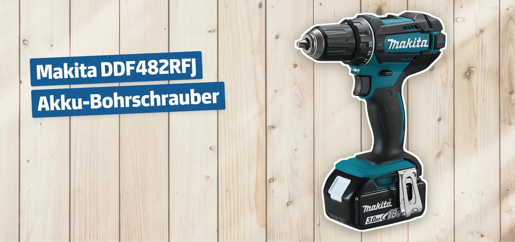 Makita DDF482RFJ Akku-Bohrschrauber