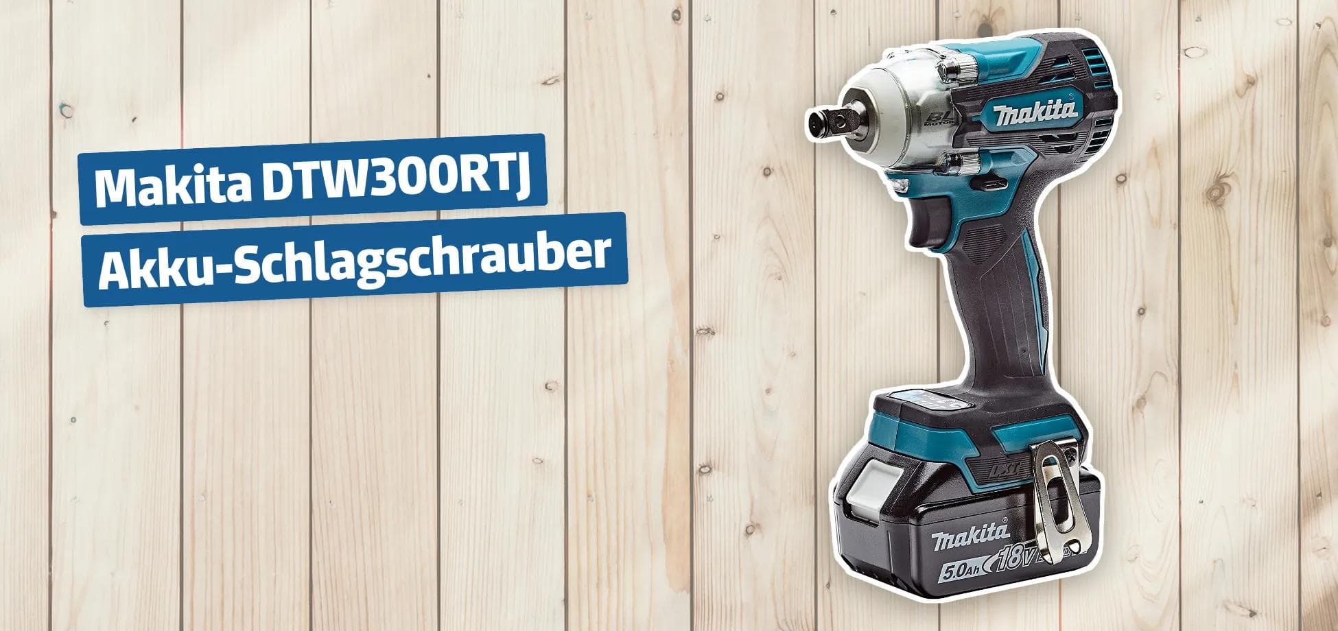 Makita DTW300RTJ Akku-Schlagschrauber