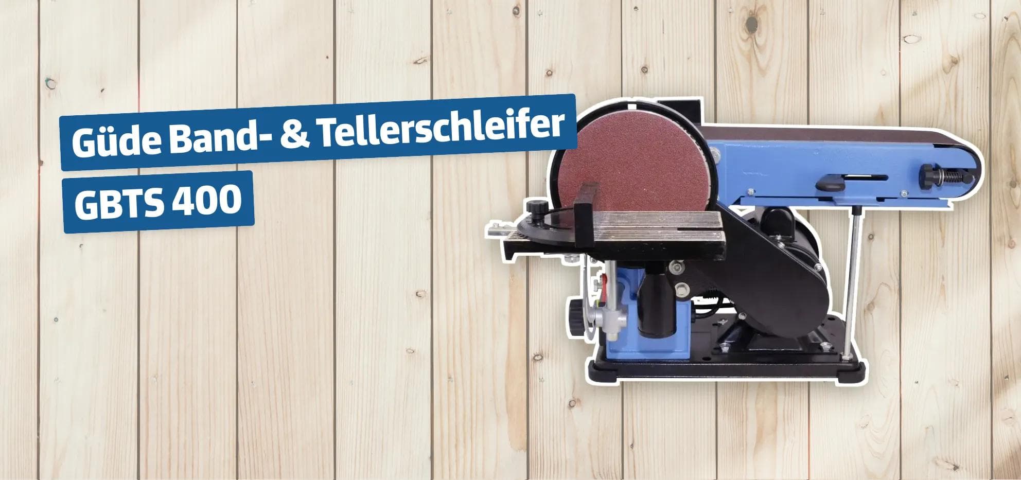 Güde Band- & Tellerschleifer GBTS 400