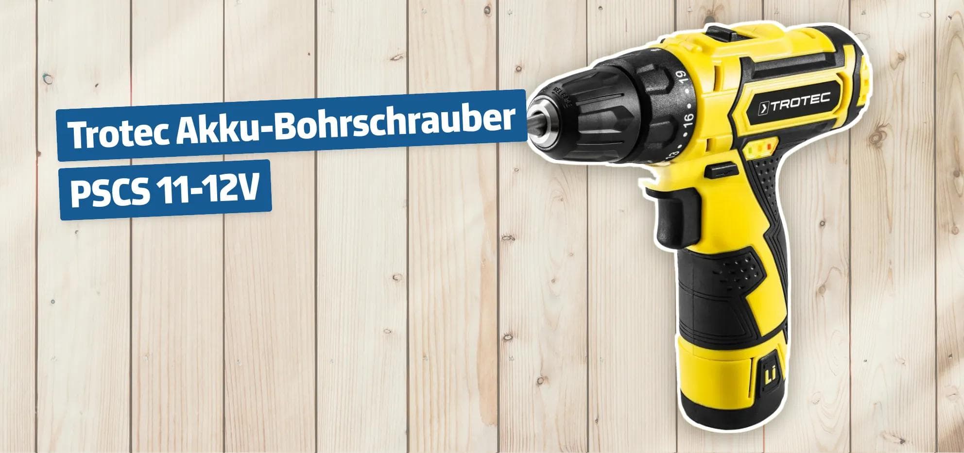 Trotec Akku-Bohrschrauber PSCS 11-12V