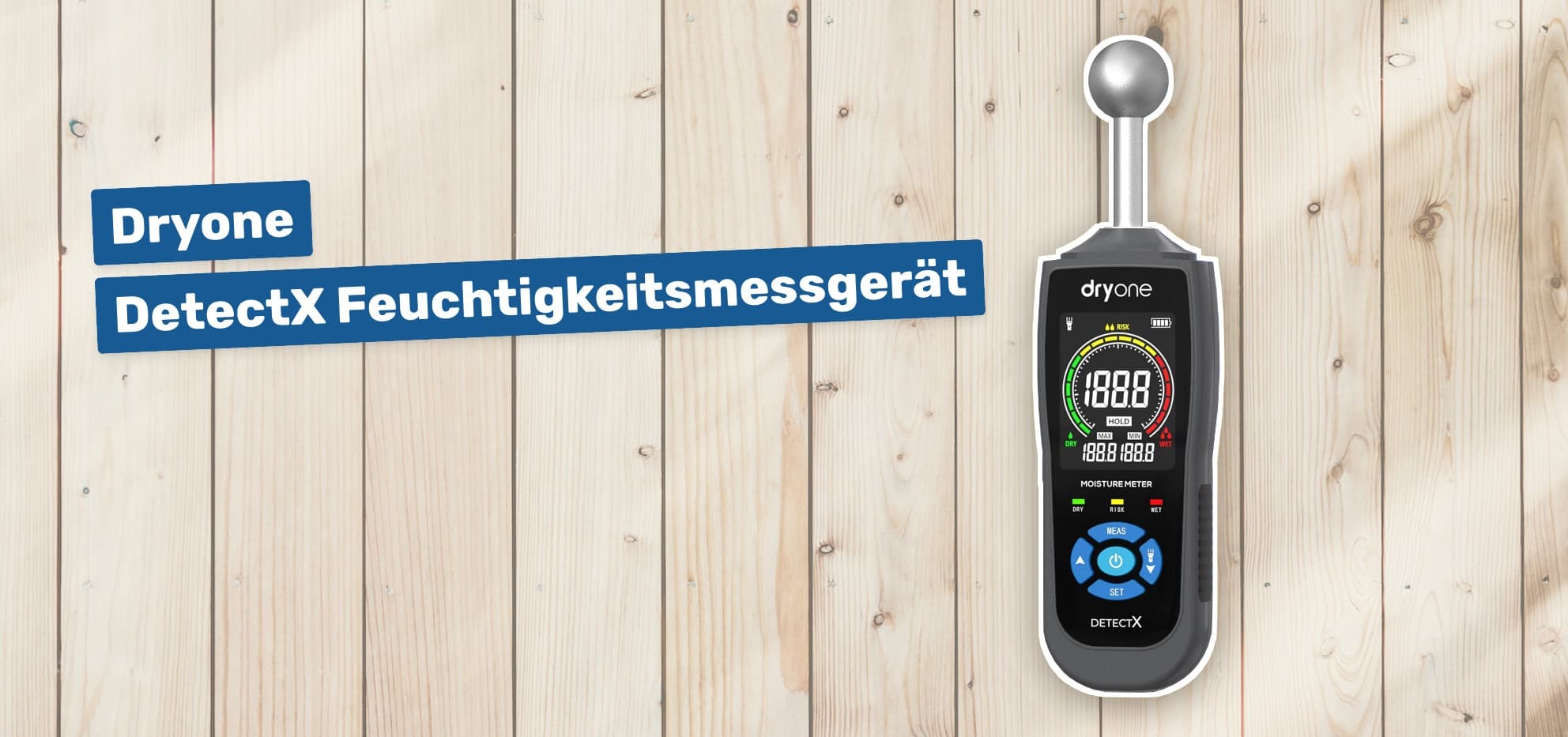 Dryone DetectX Feuchtigkeitsmessgerät