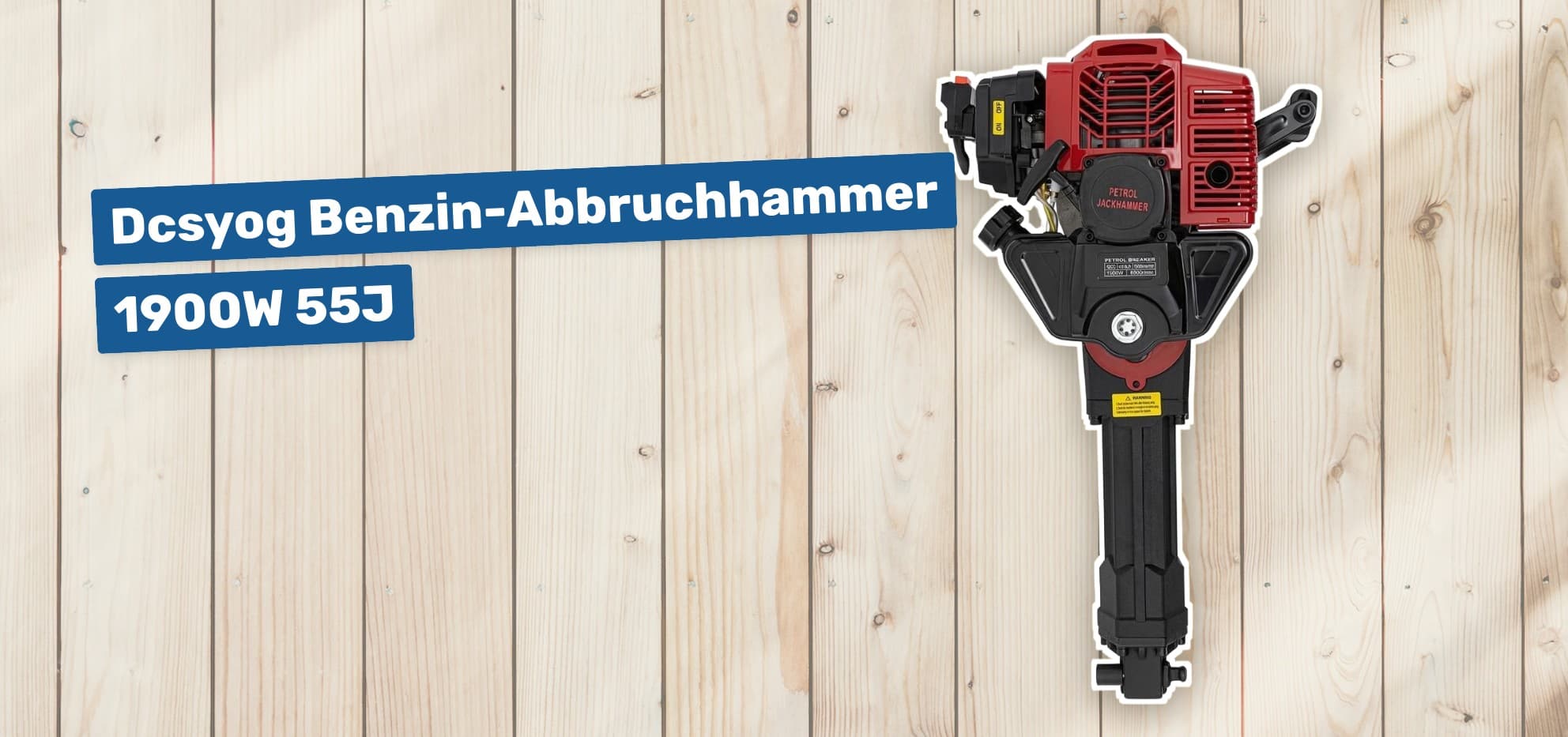 Dcsyog Benzin-Abbruchhammer 1900W 55J