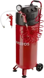 Arebos 50L ölfreier Druckluftkompressor 1500W