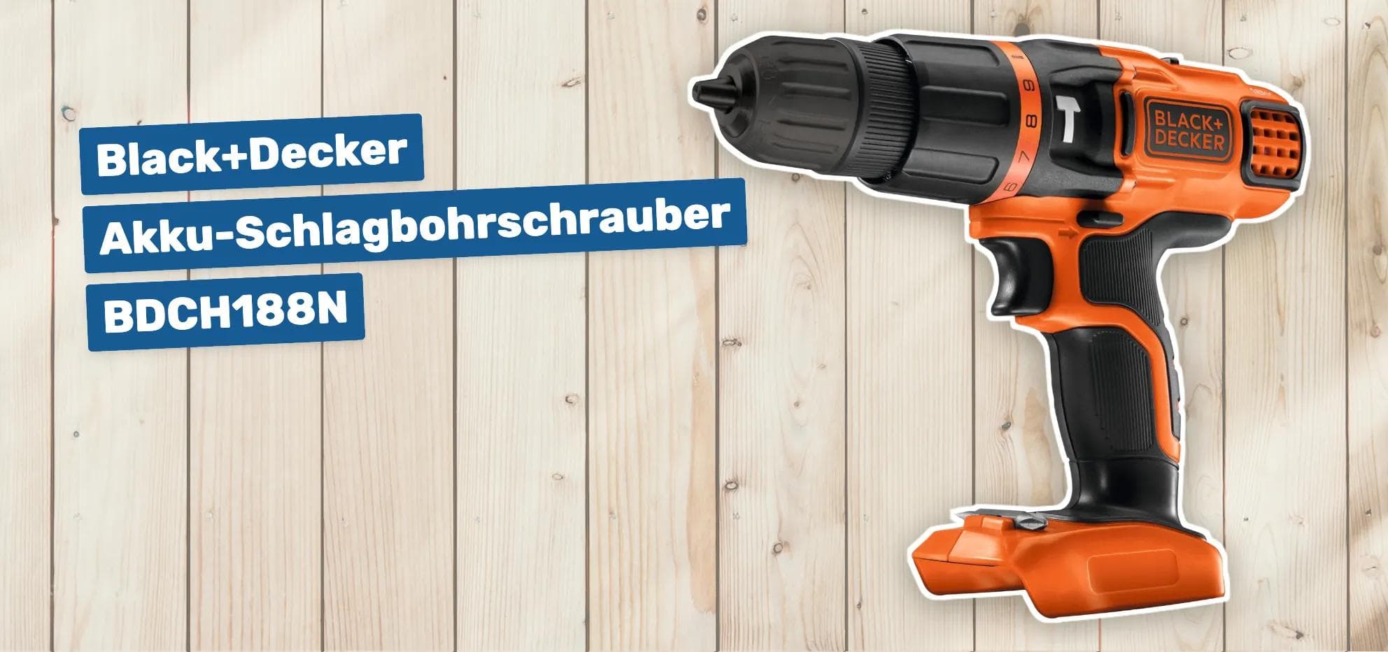 Black+Decker Akku-Schlagbohrschrauber BDCH188N