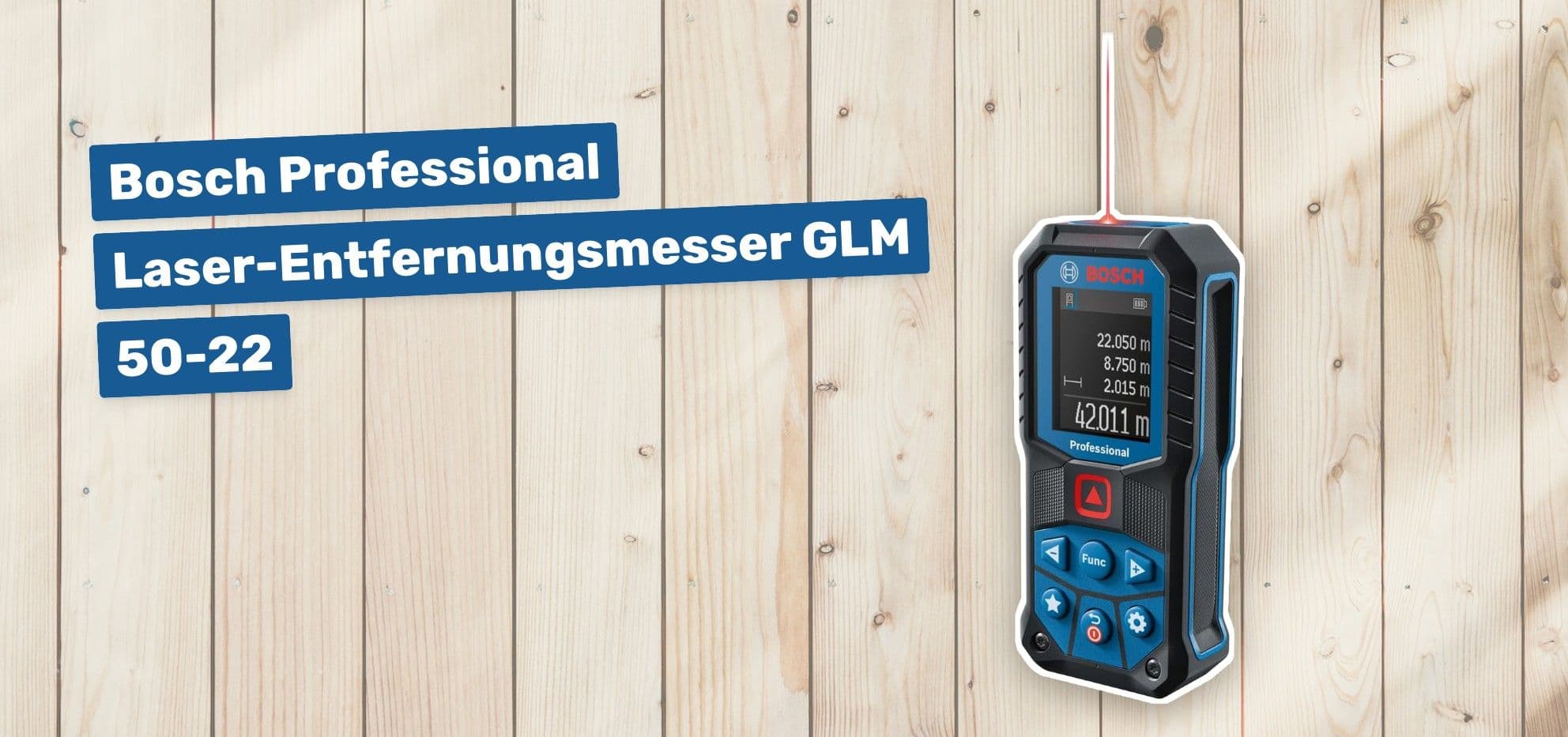 Bosch Professional Laser-Entfernungsmesser GLM 50-22