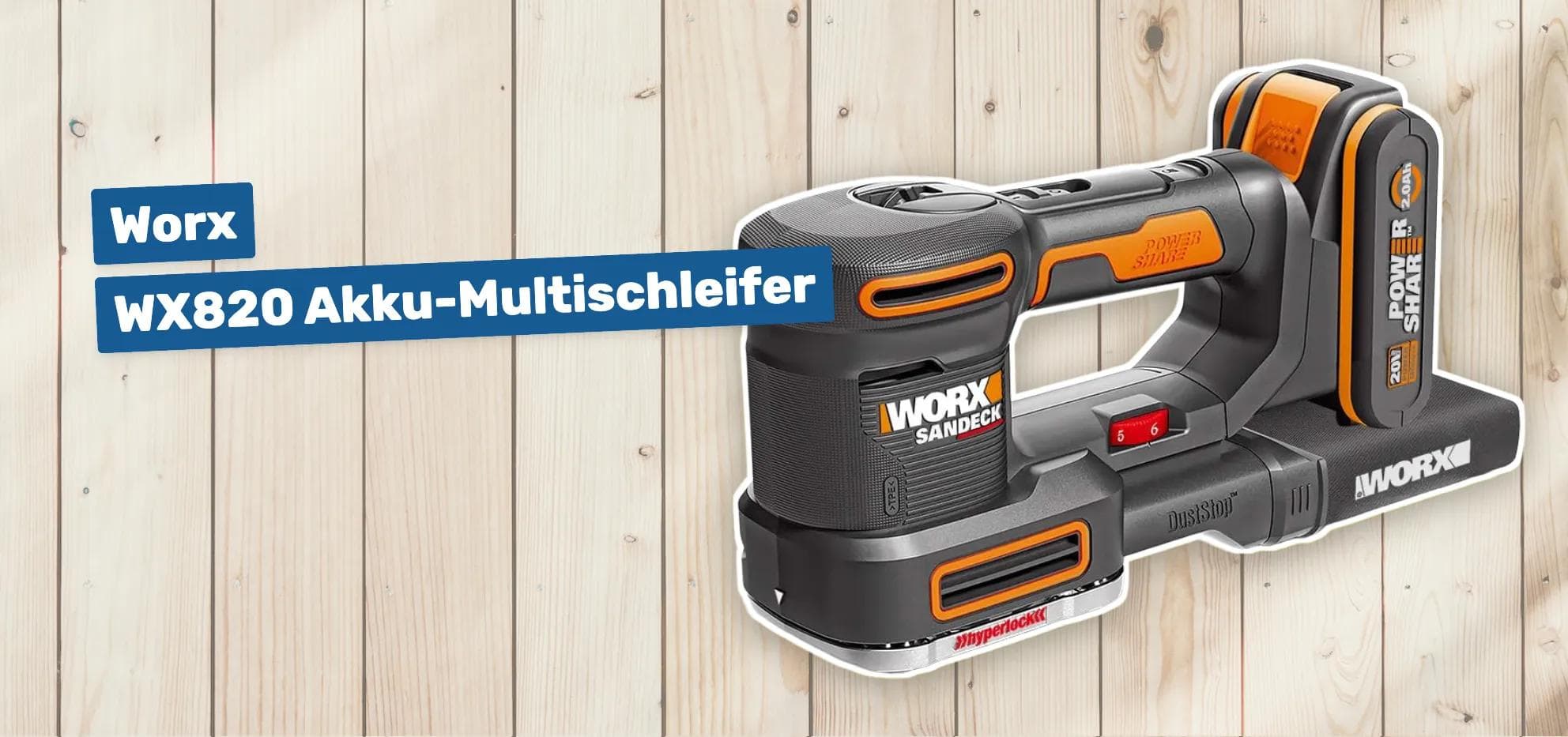 Worx WX820 Akku-Multischleifer
