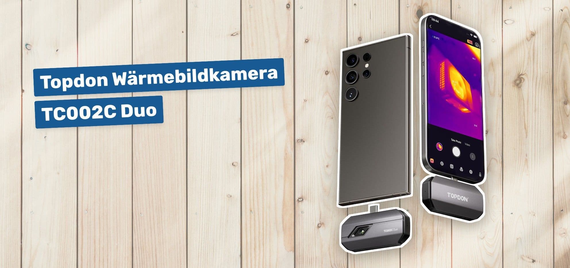 Topdon Wärmebildkamera TC002C Duo