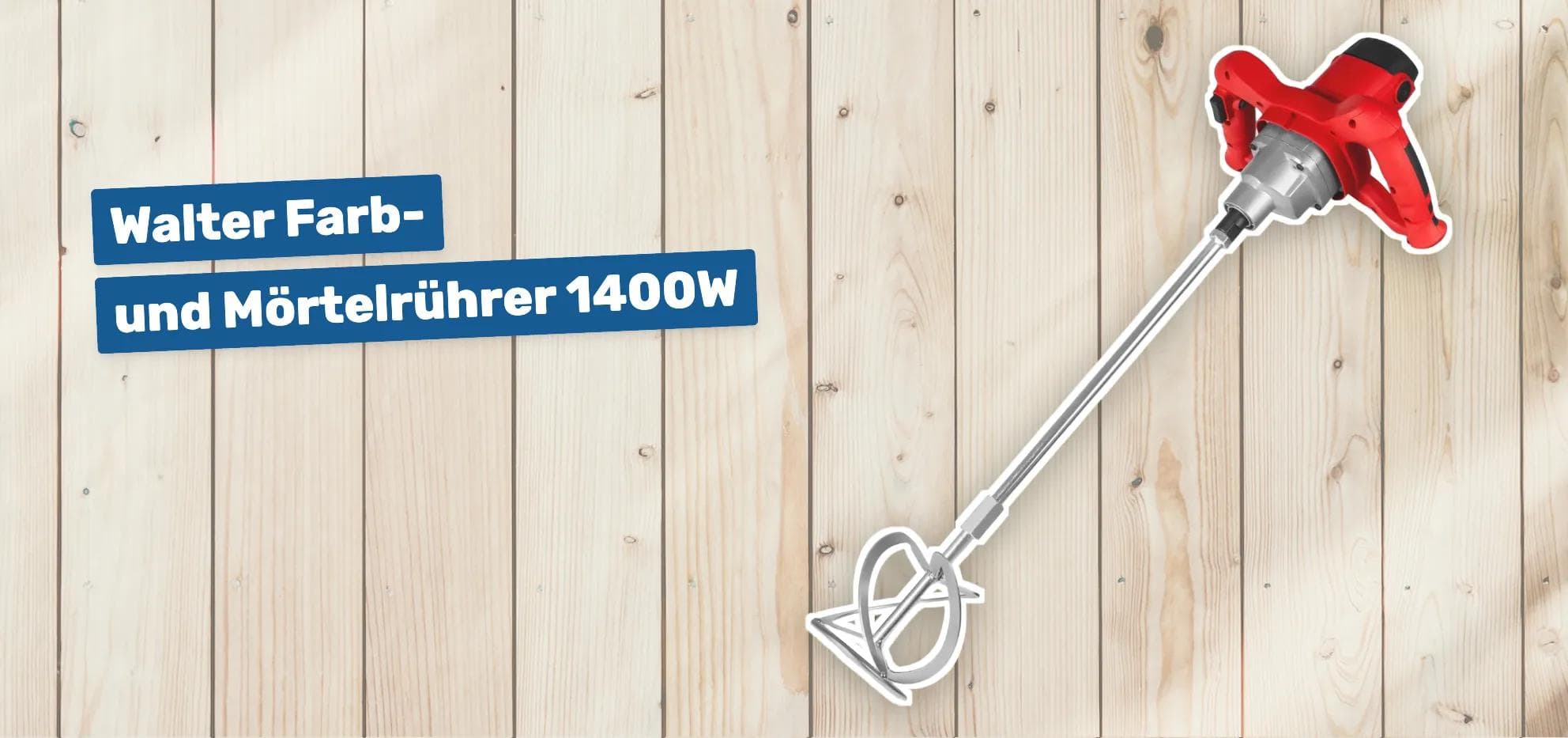 Walter Farb- und Mörtelrührer 1400W