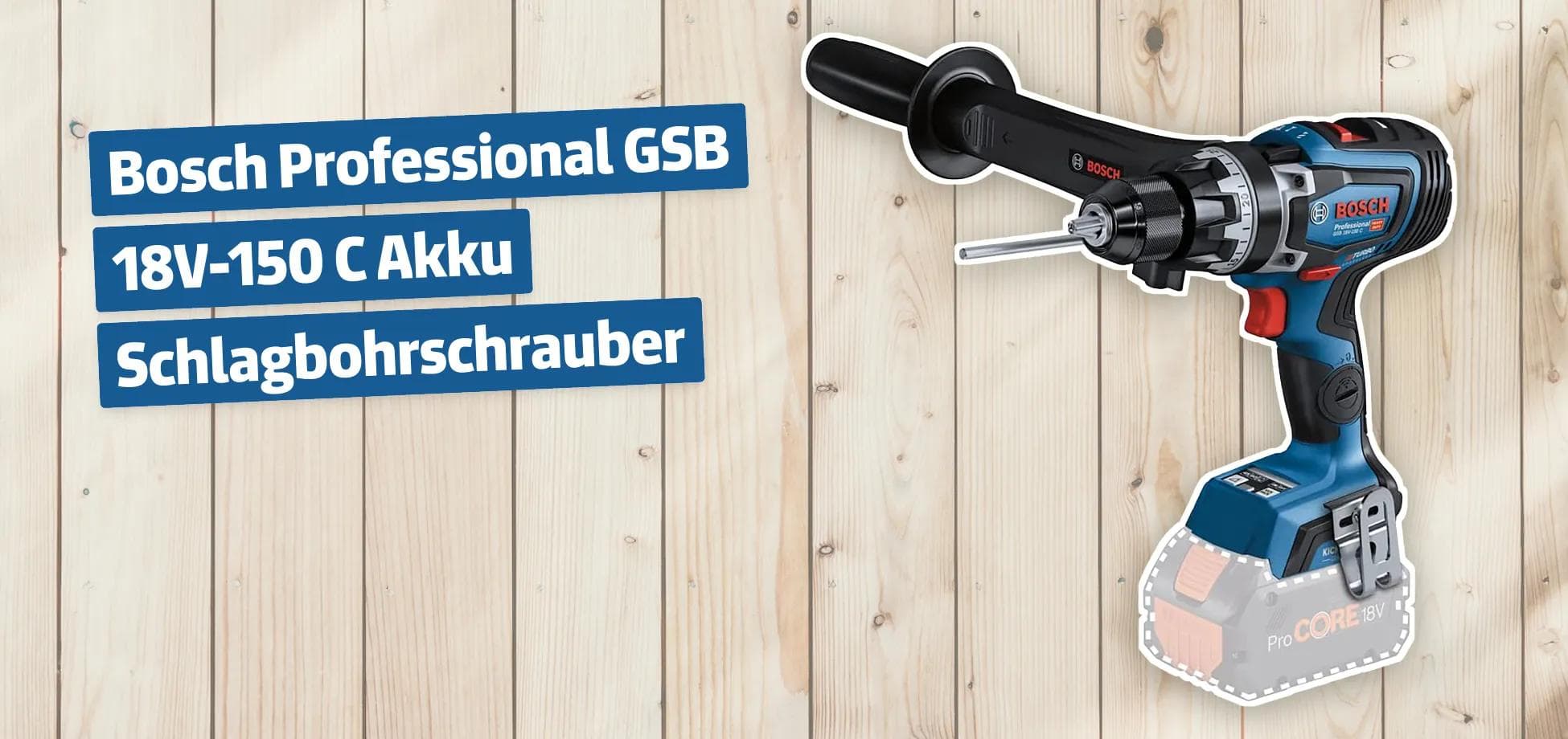 Bosch Professional GSB 18V-150 C Akku Schlagbohrschrauber