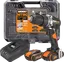 Worx Nitro 18V Akku-Schlagbohrmaschine WX352.4 mit 2 Akkus und Zubehör