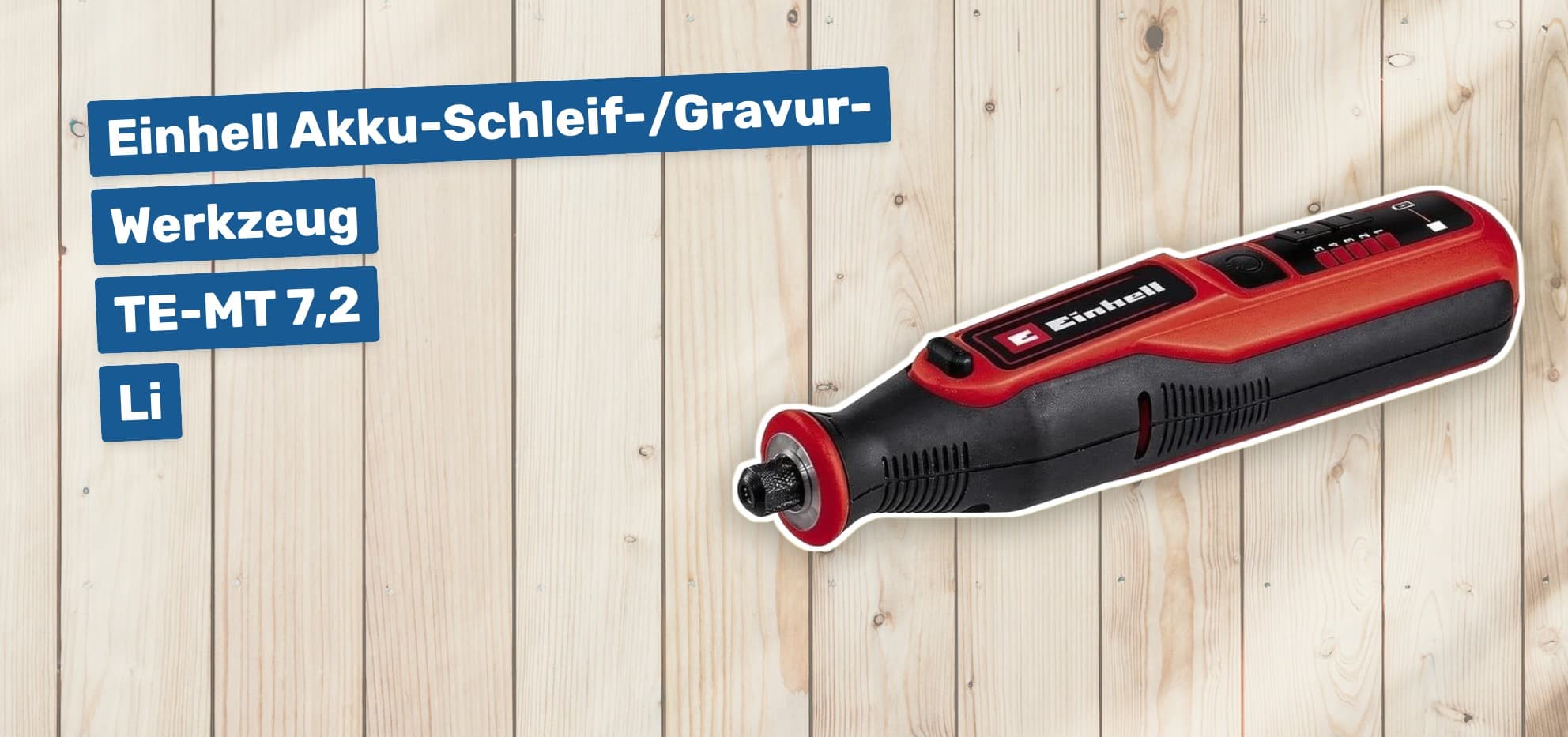 Einhell Akku-Schleif-/Gravur-Werkzeug TE-MT 7,2 Li