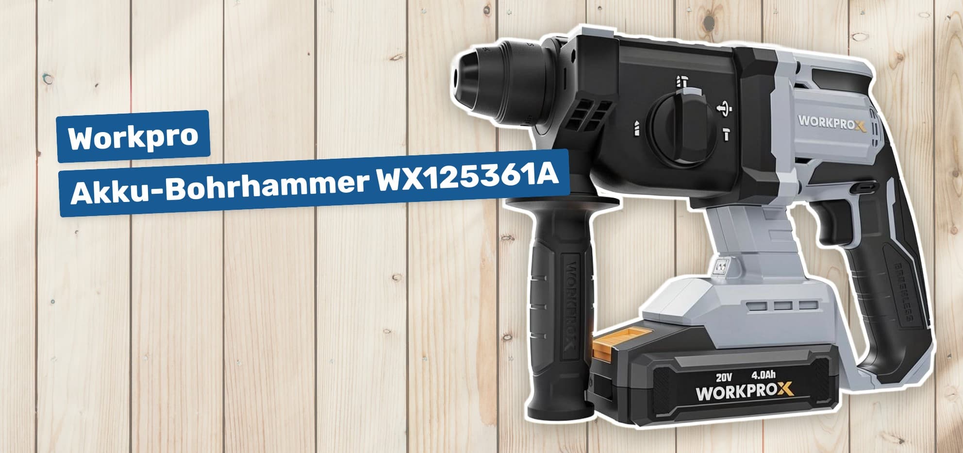 Workpro Akku-Bohrhammer WX125361A