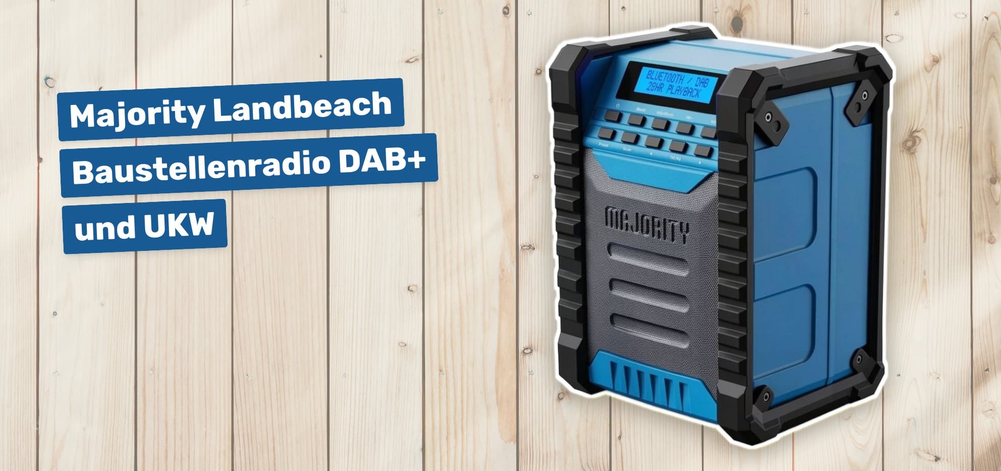 Majority Landbeach Baustellenradio DAB+ und UKW