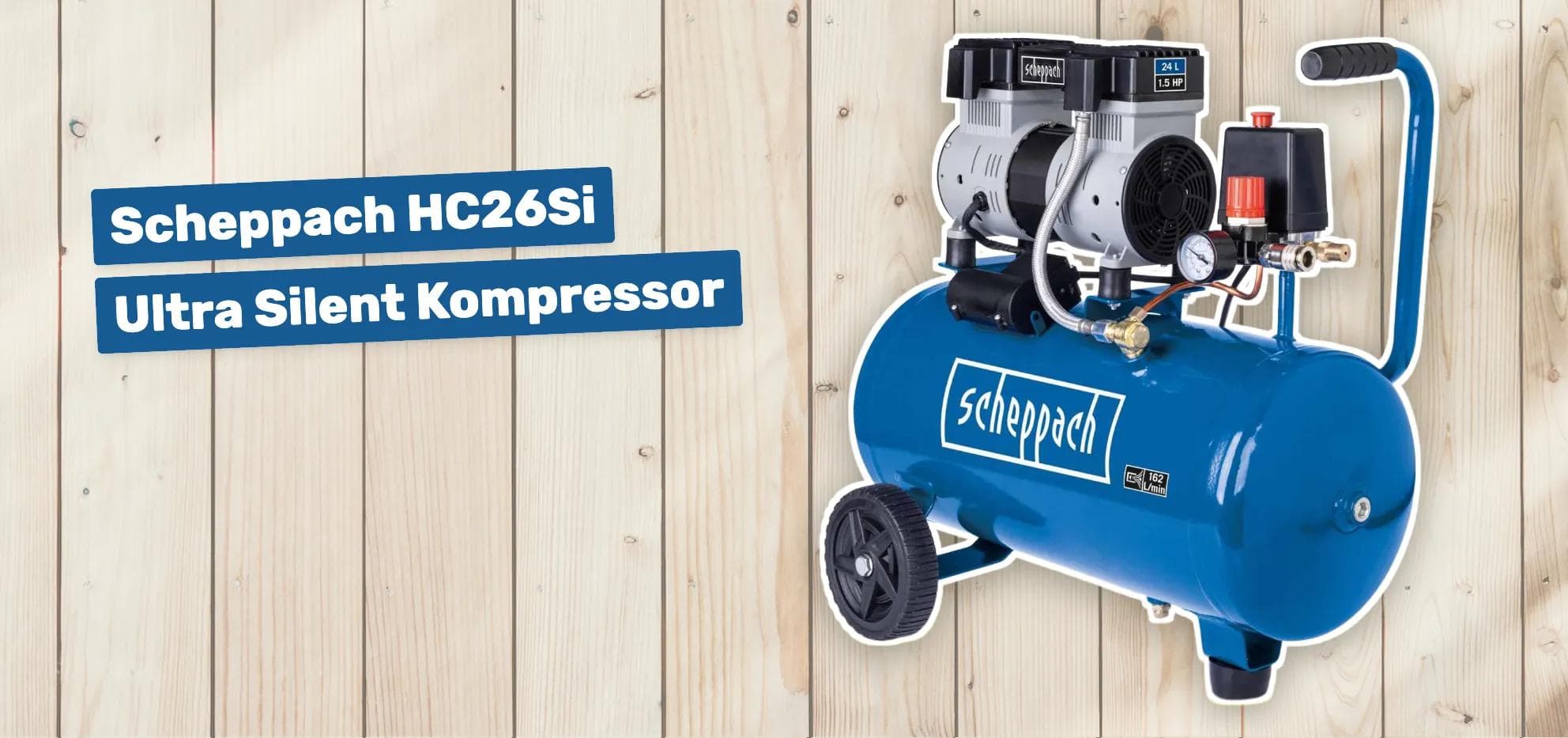 Scheppach HC26Si Ultra Silent Kompressor