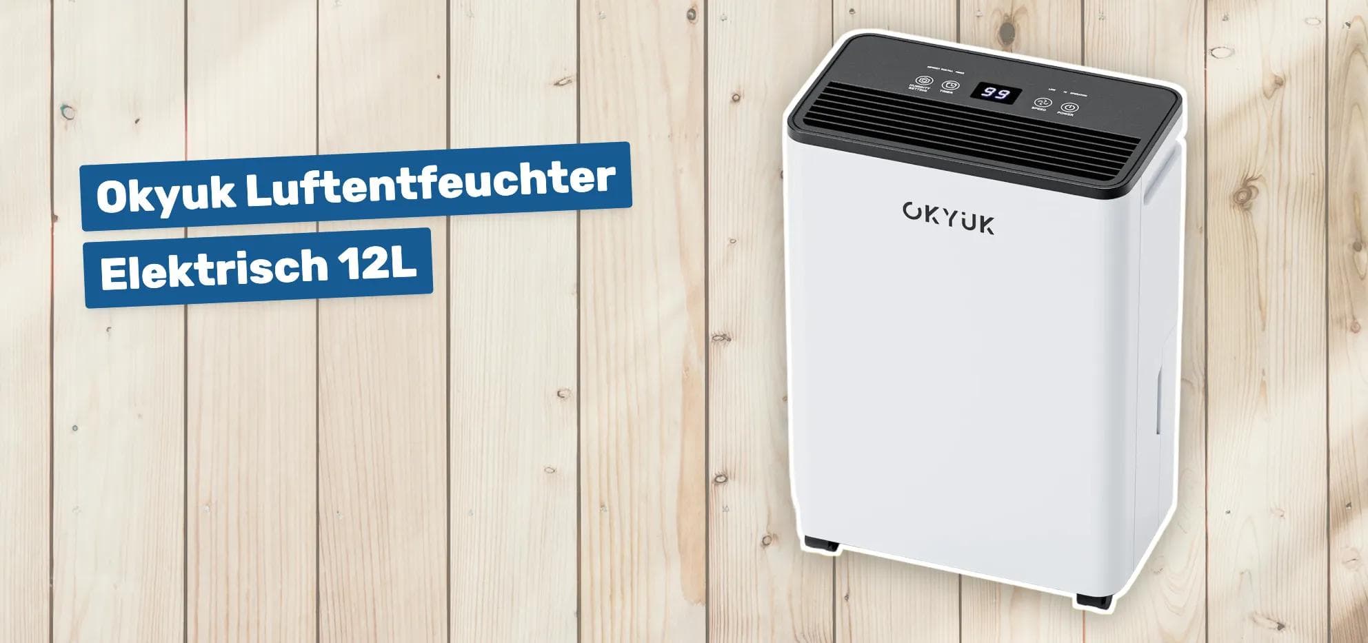 Okyuk Luftentfeuchter Elektrisch 12L