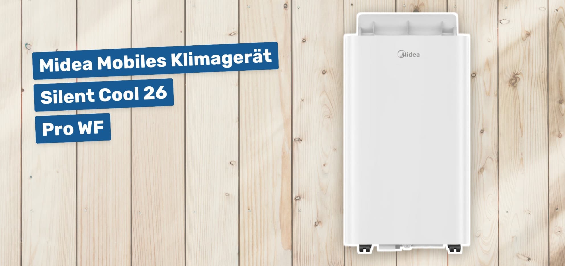 Midea Mobiles Klimagerät Silent Cool 26 Pro WF