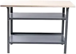 GERMANIA Werkbank mit Holzplatte 120x60x85cm