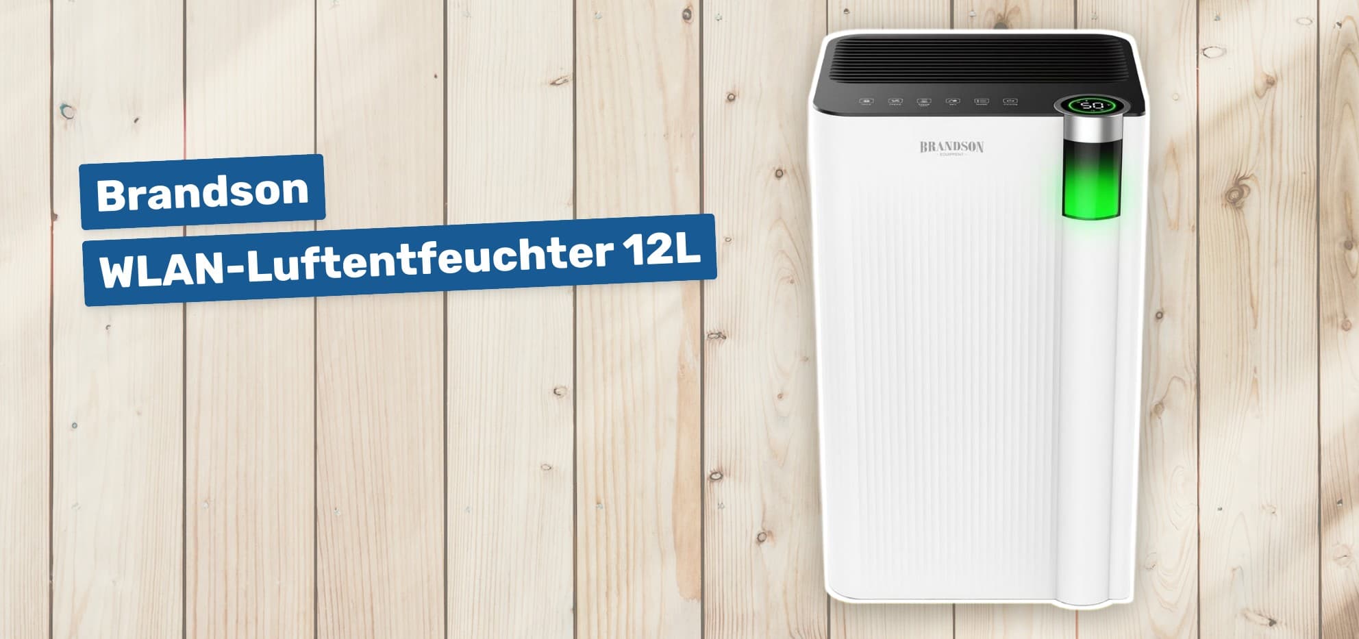 Brandson WLAN-Luftentfeuchter 12L