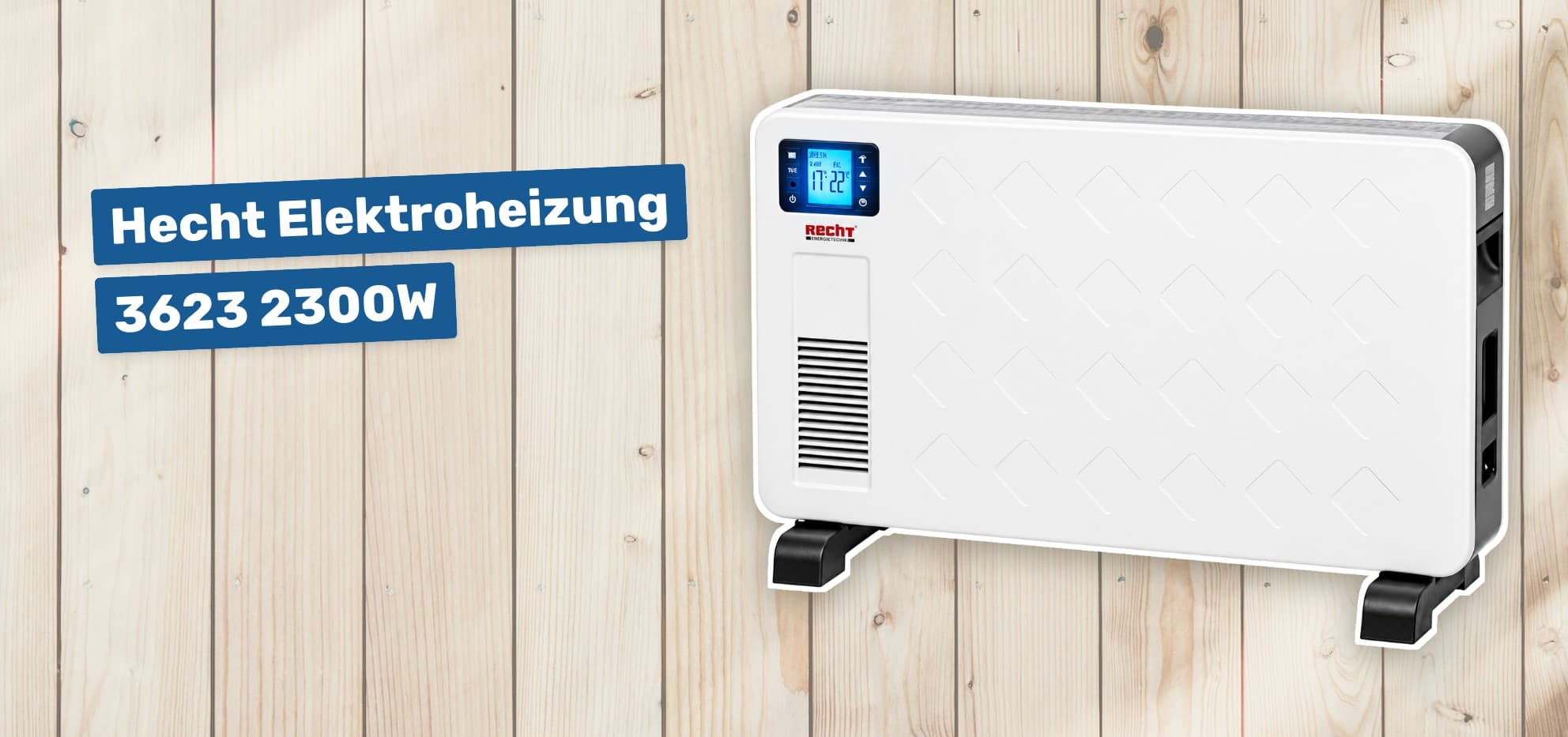 Hecht Elektroheizung 3623 2300W