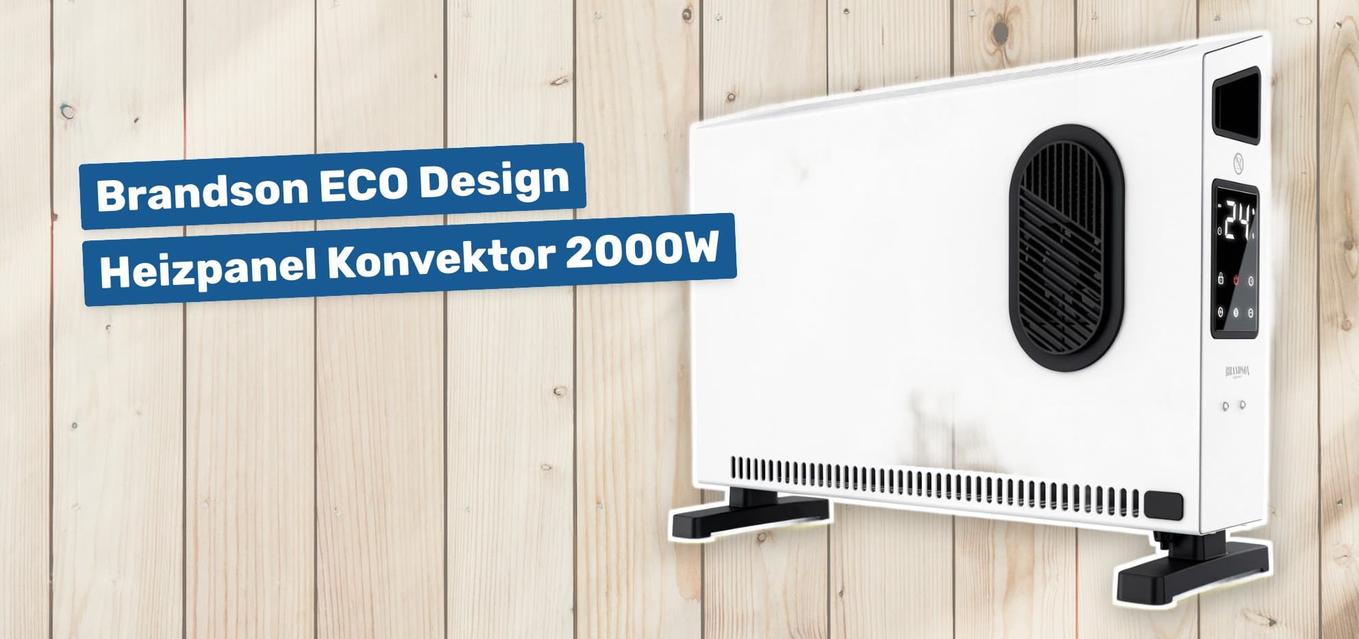 Brandson ECO Design Heizpanel Konvektor 2000W