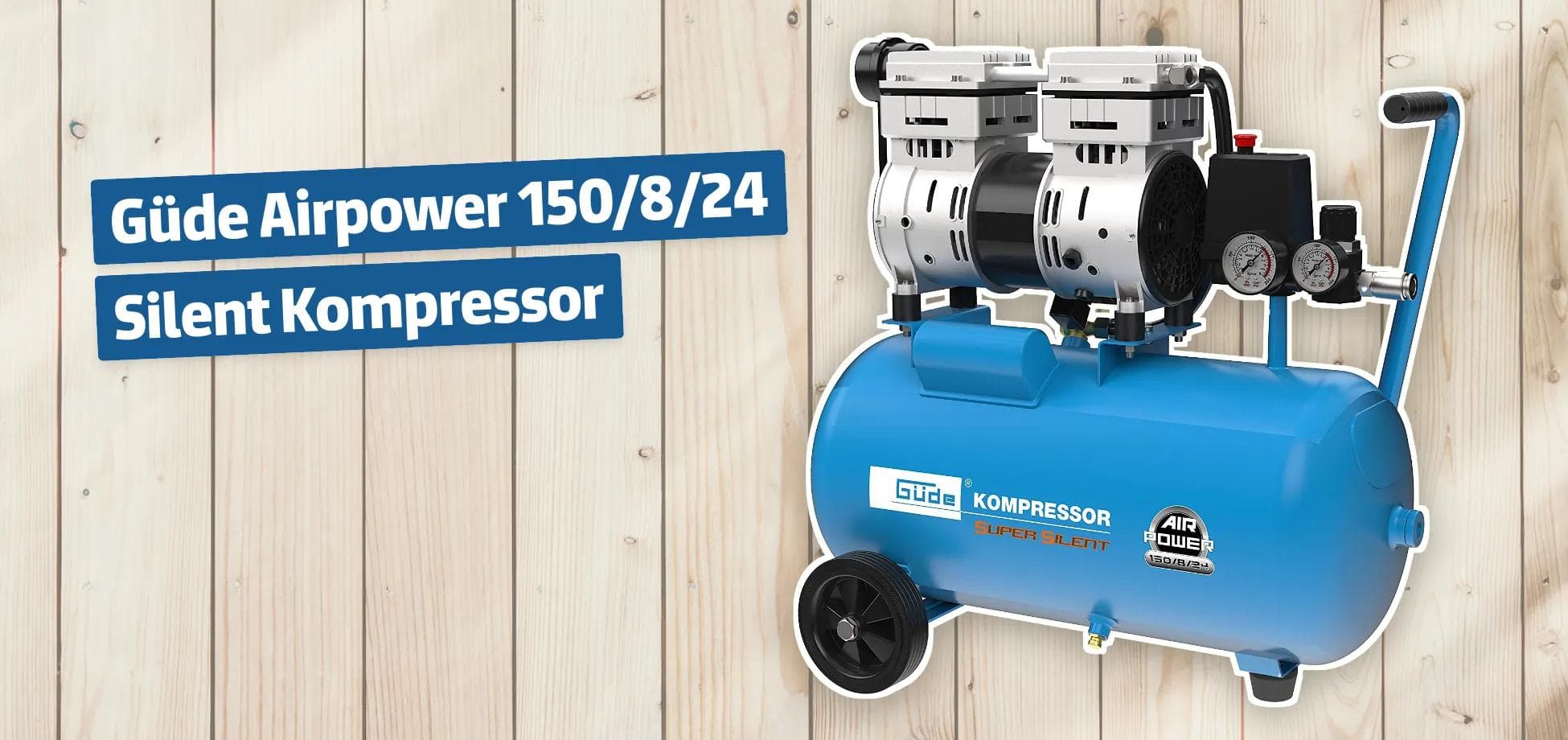 Güde Airpower 150/8/24 Silent Kompressor