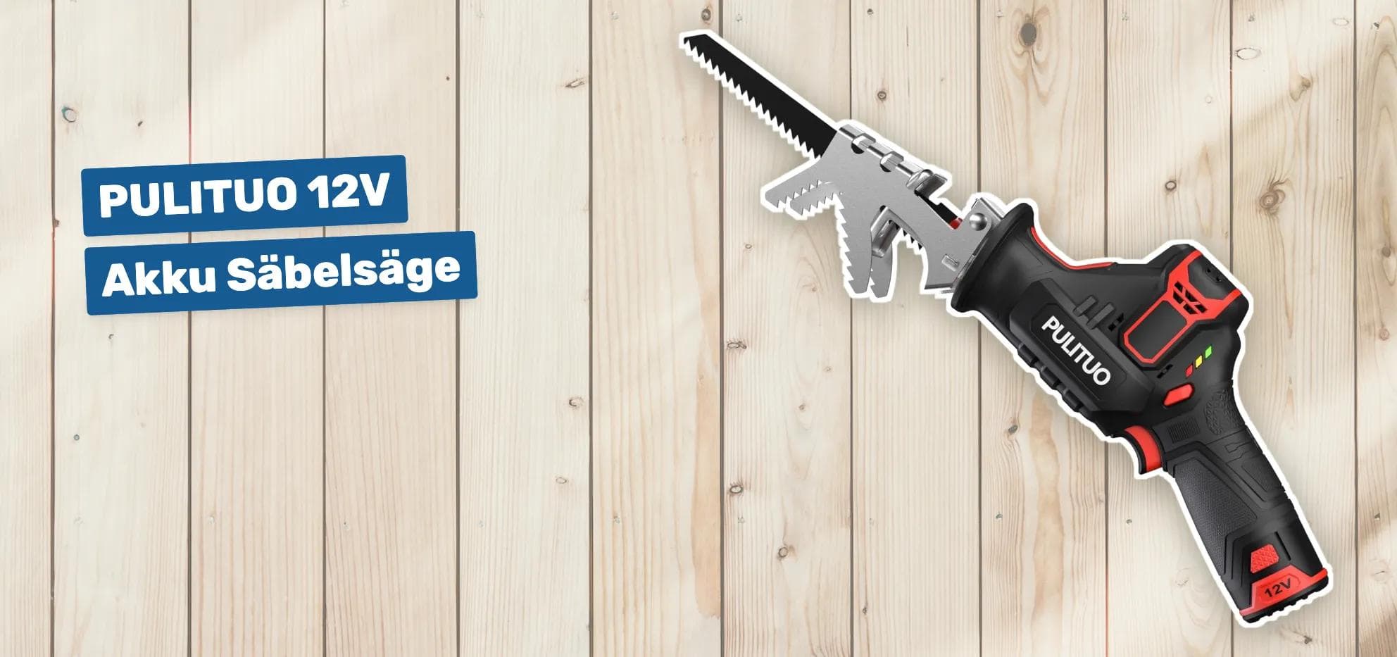PULITUO 12V Akku Säbelsäge