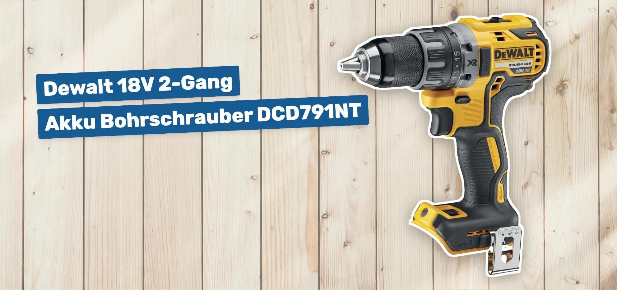 Dewalt 18V 2-Gang Akku Bohrschrauber DCD791NT