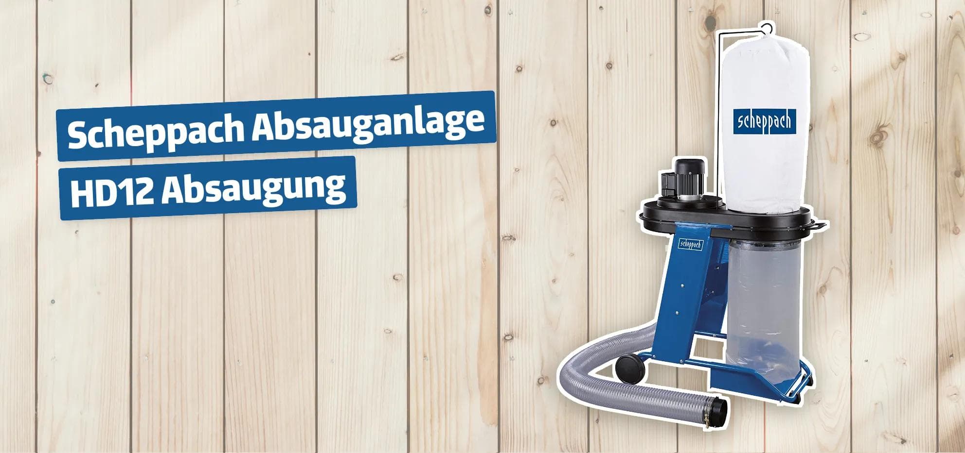 Scheppach Absauganlage HD12 Absaugung