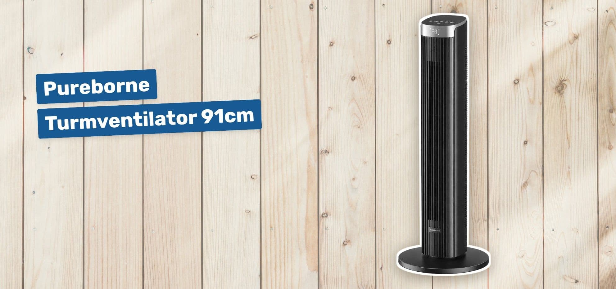 Pureborne Turmventilator 91cm