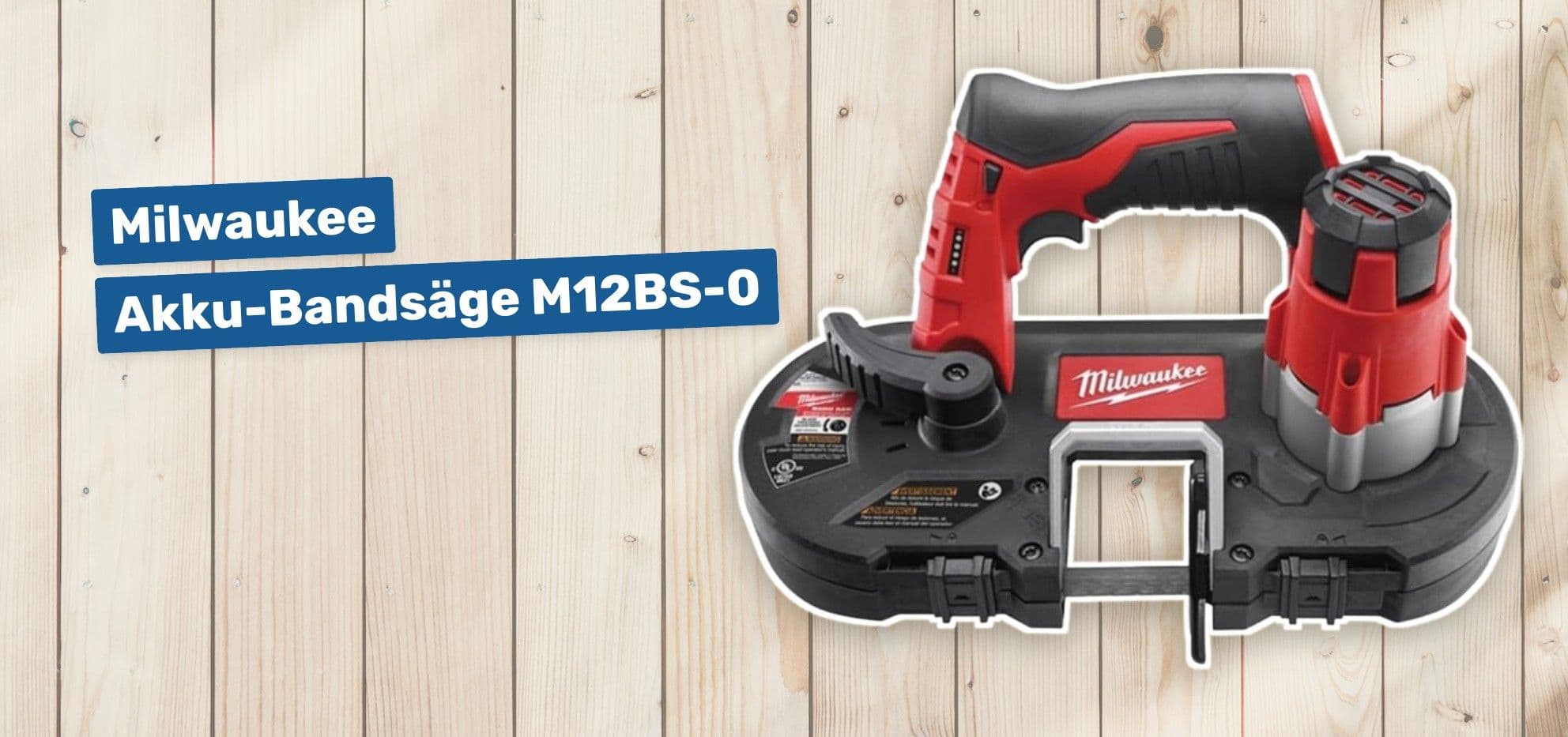 Milwaukee Akku-Bandsäge M12BS-0