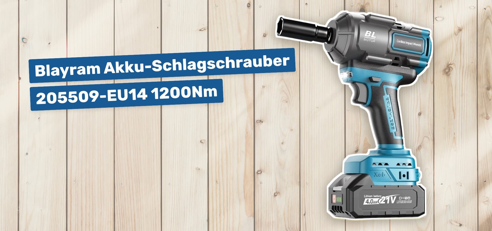 Blayram Akku-Schlagschrauber 205509-EU14 1200Nm