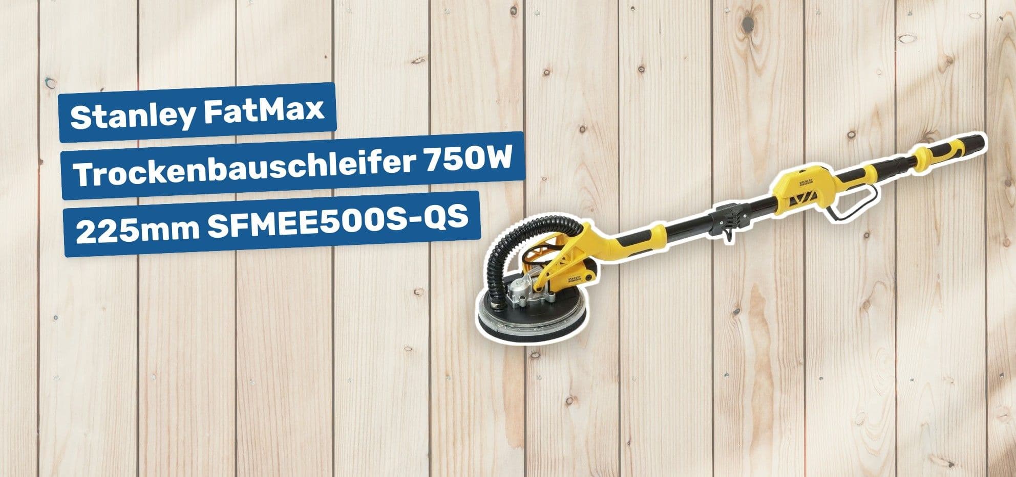 Stanley FatMax Trockenbauschleifer 750W 225mm SFMEE500S-QS