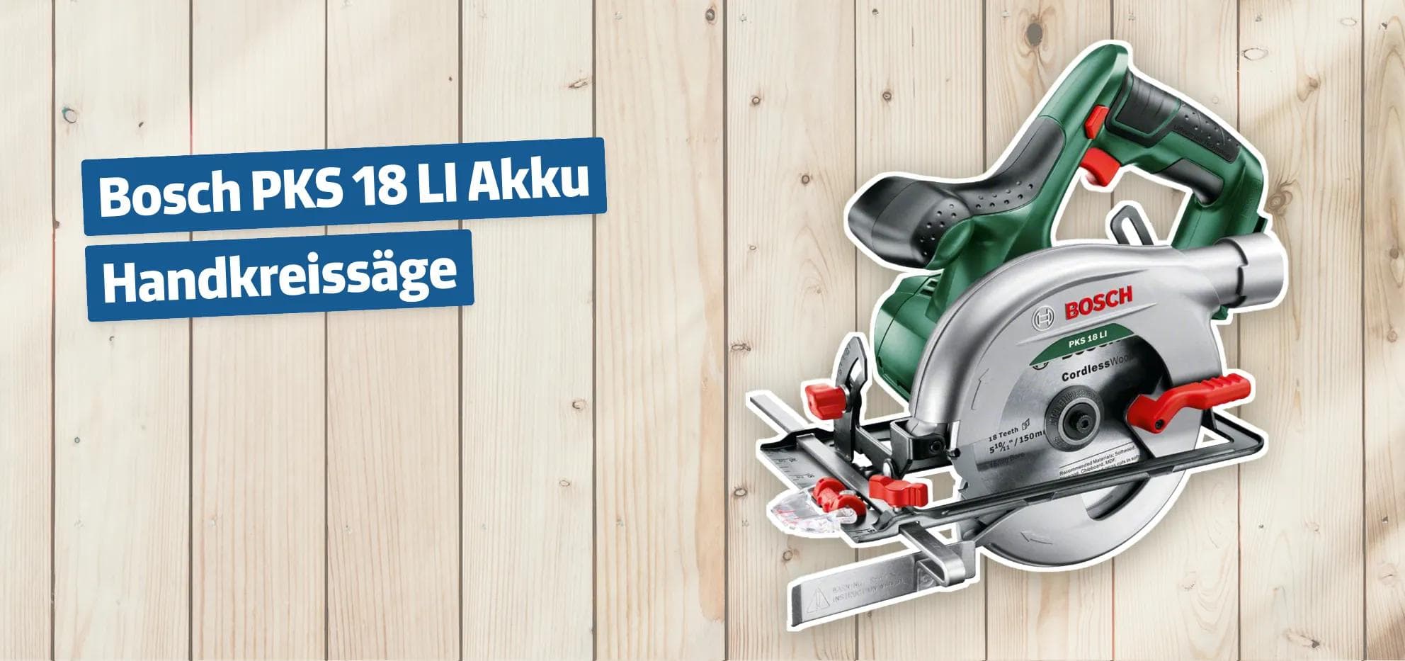 Bosch PKS 18 LI Akku Handkreissäge