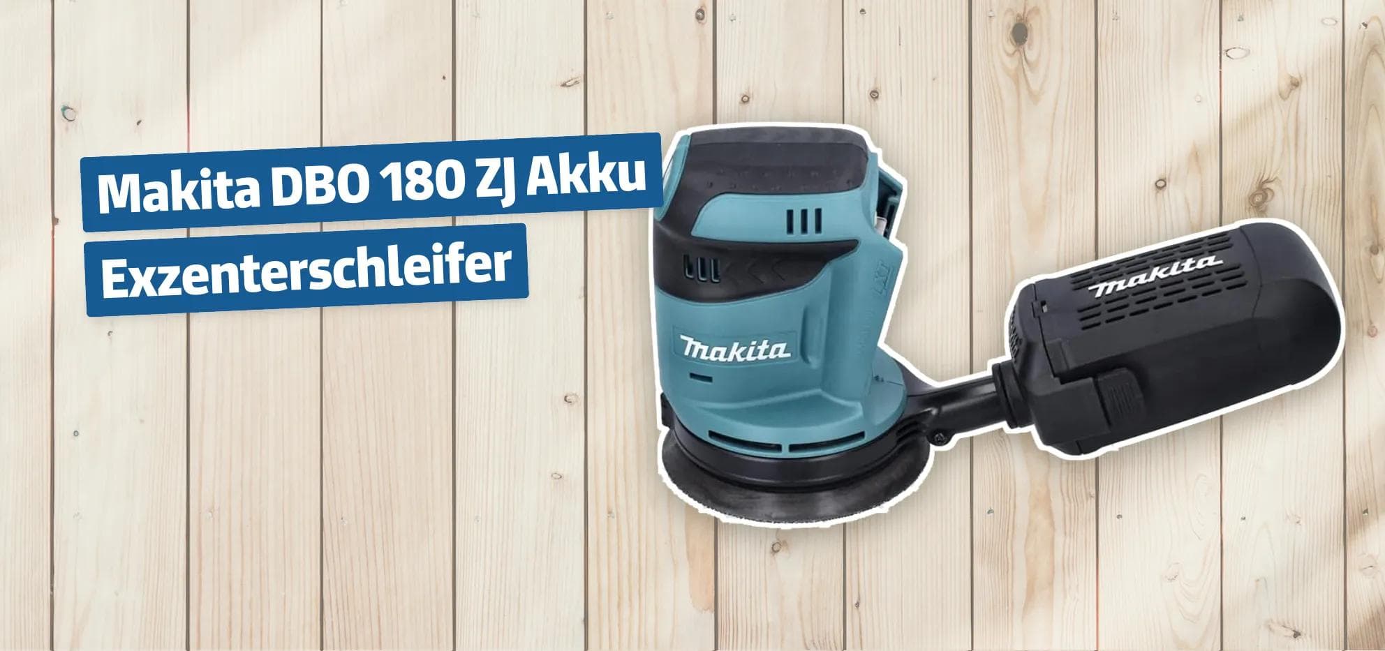 Makita DBO 180 ZJ Akku Exzenterschleifer