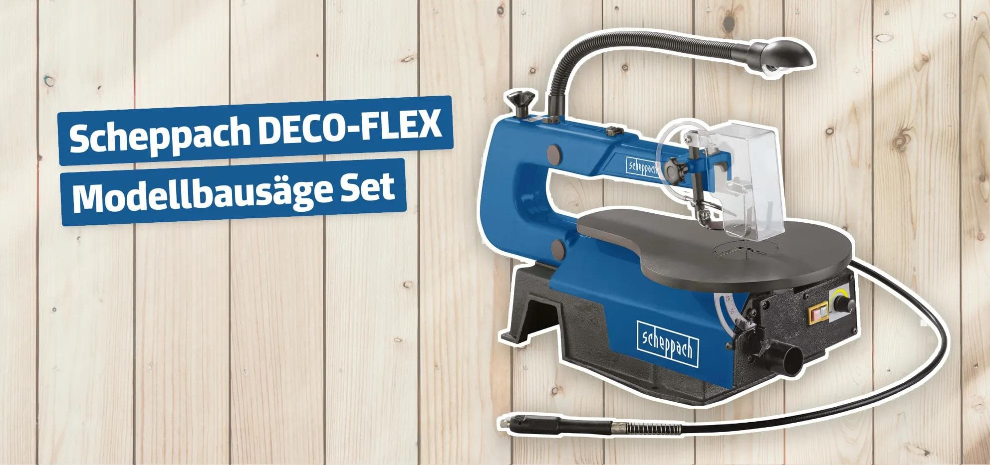 Scheppach DECO-FLEX Modellbausäge Set