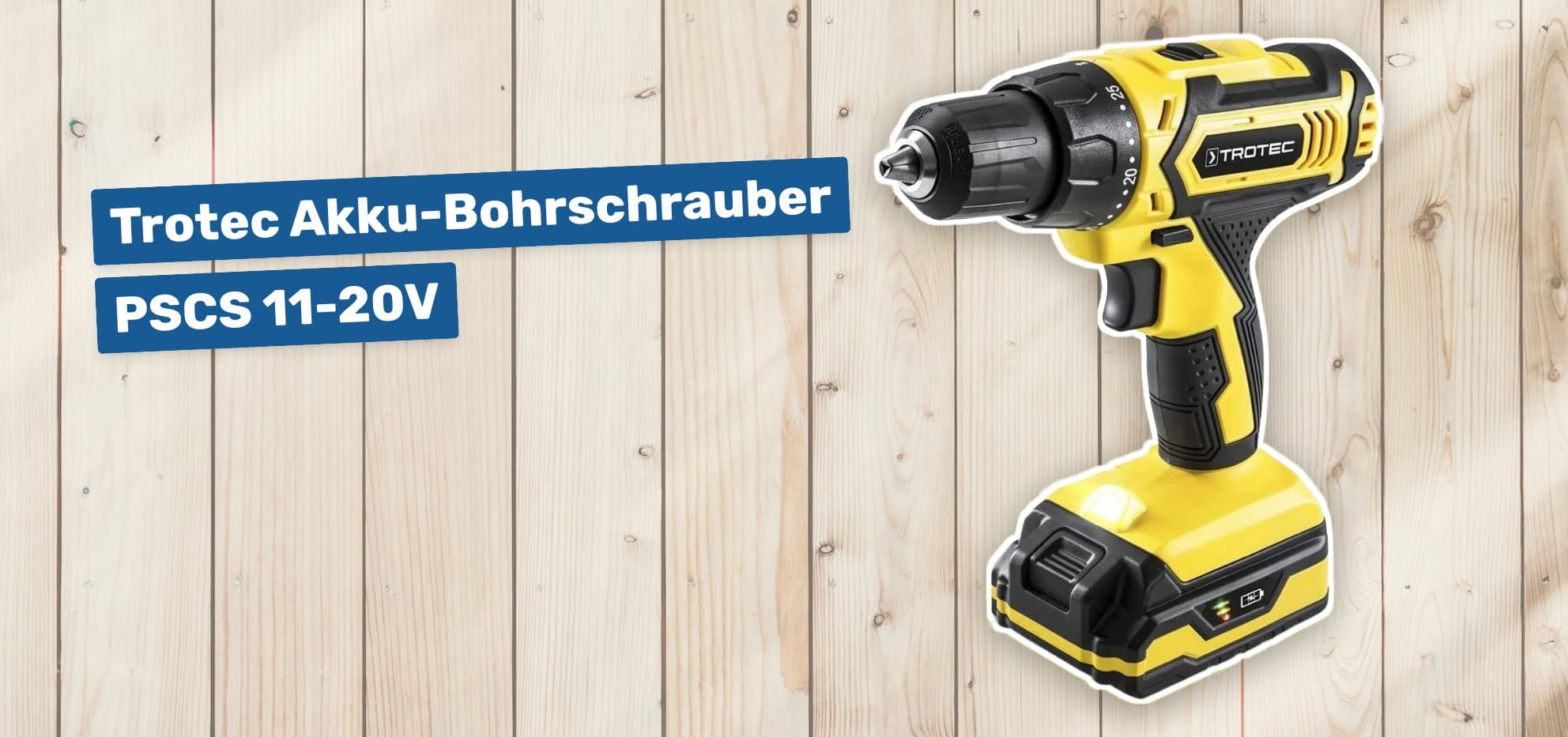 Trotec Akku-Bohrschrauber PSCS 11-20V