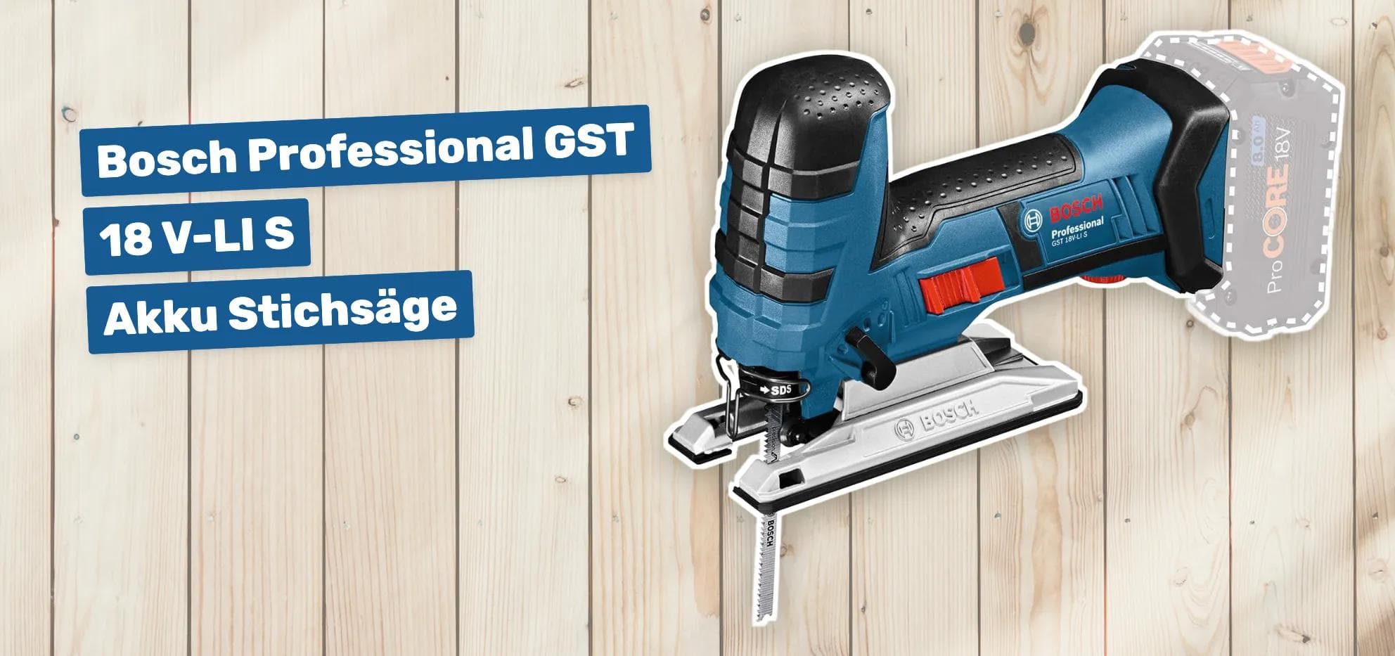 Bosch Professional GST 18 V-LI S Akku Stichsäge